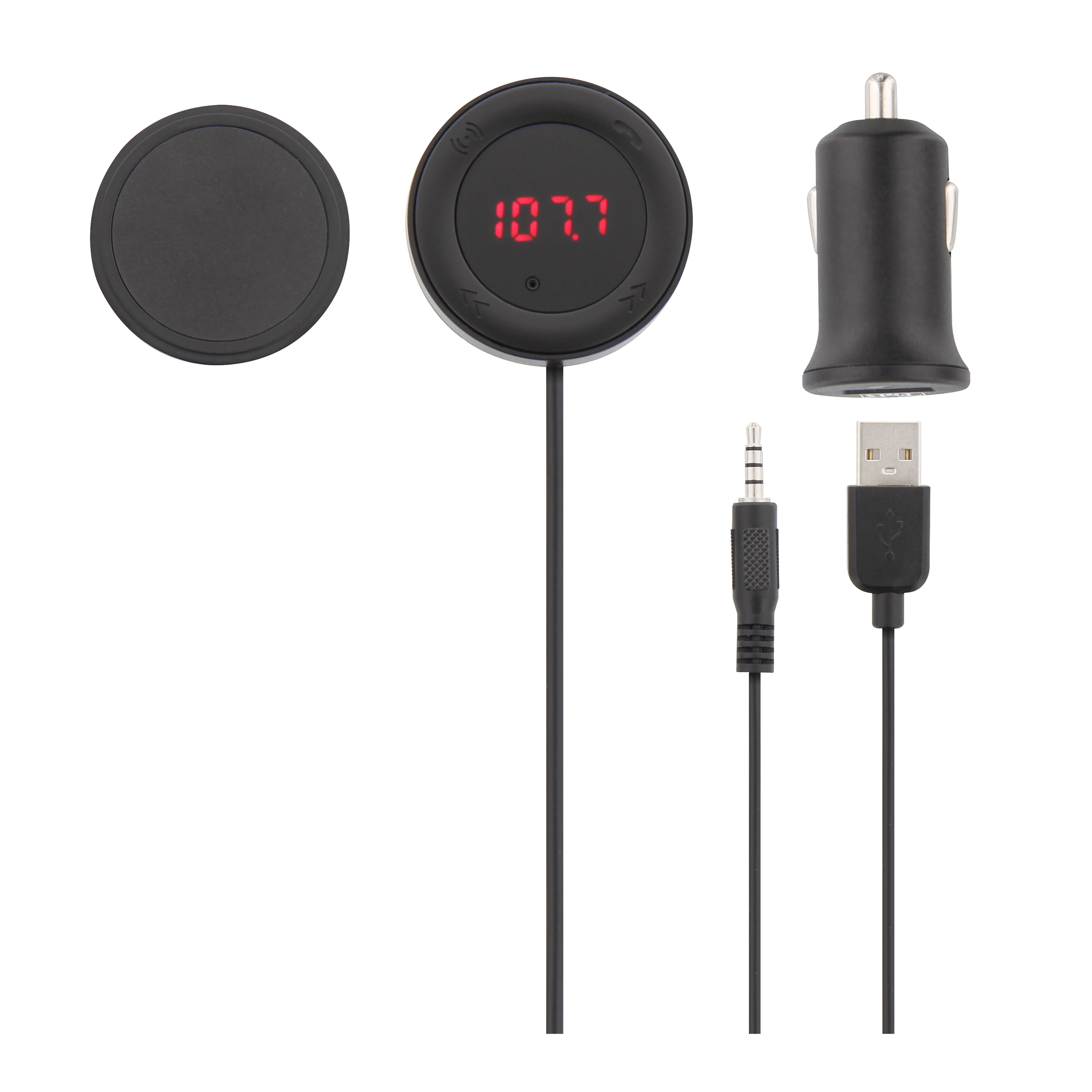 3.5mm Jack FM Transmitter with Hands-Free Kit2