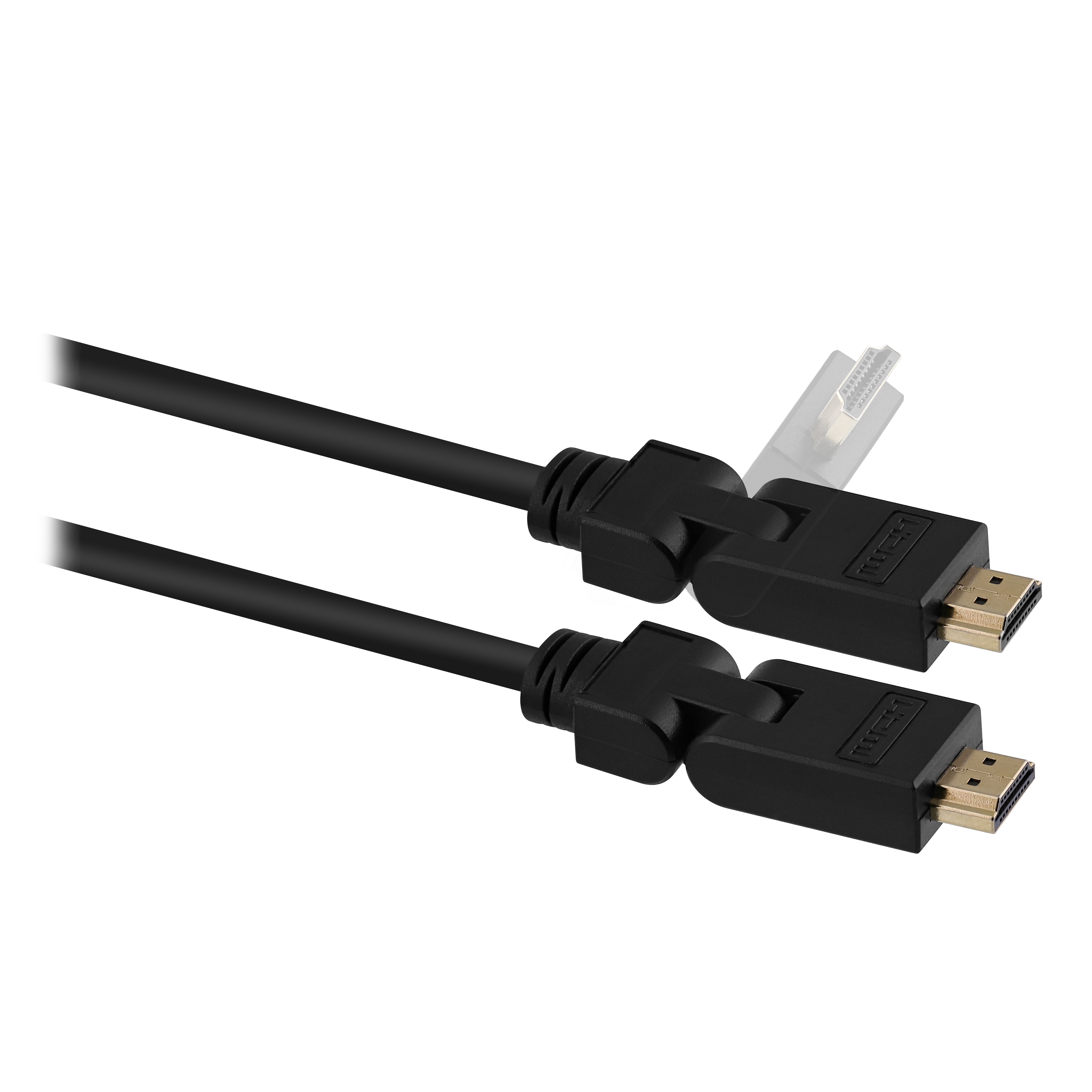 Cable HDMI macho / HDMI macho plegable 2m1