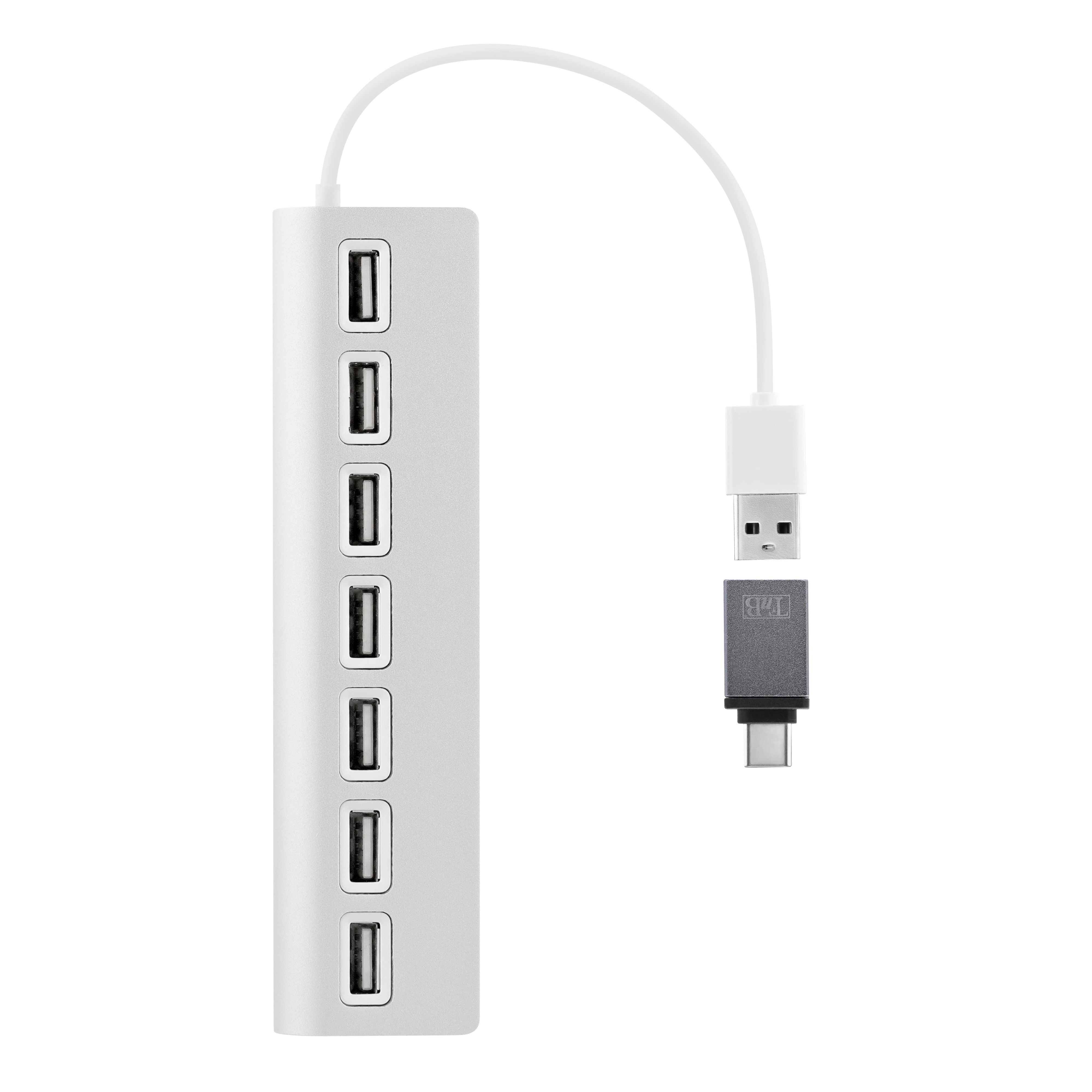 Aluminum USB-A to 7x USB-A hub1