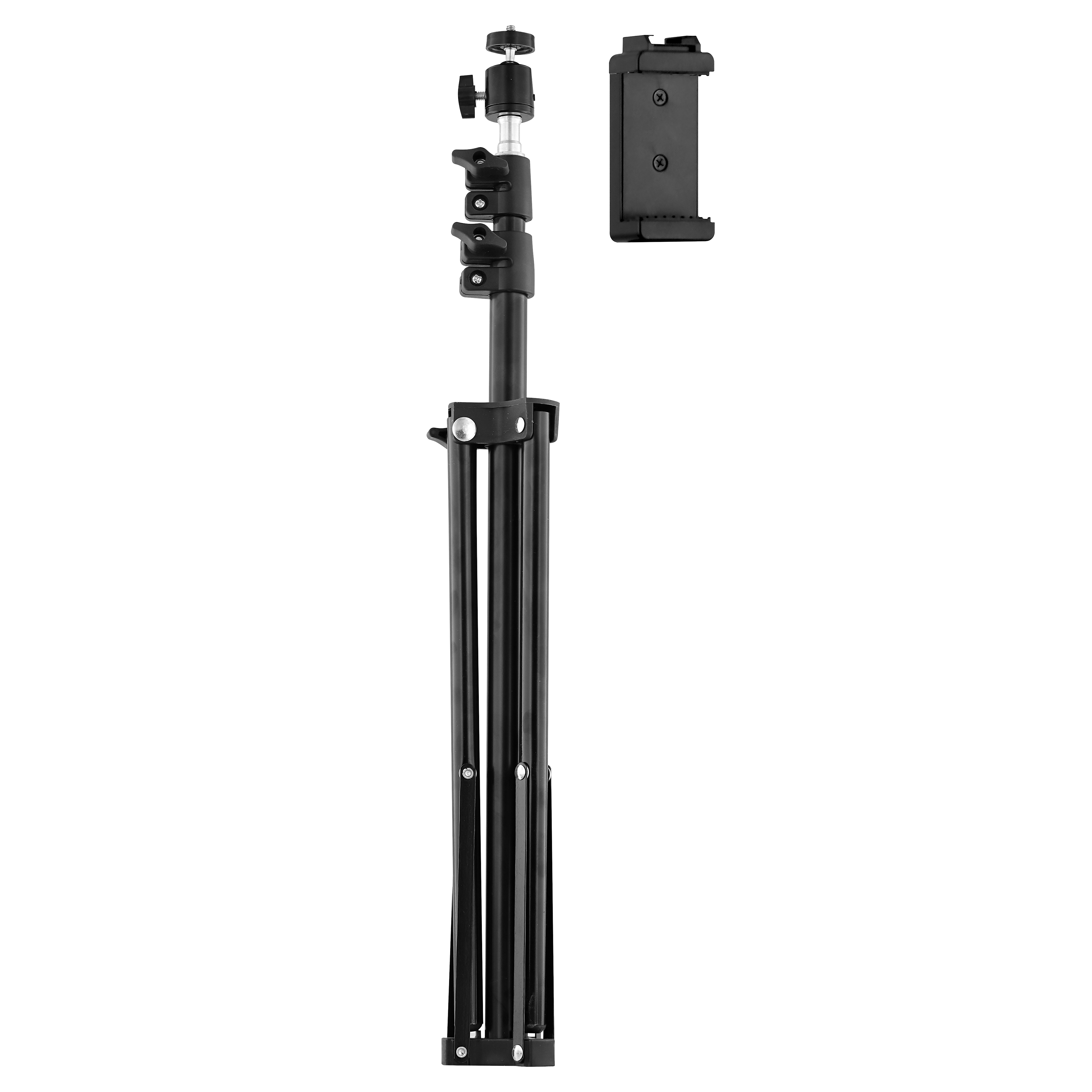 Telescopic tripod with smartphone holder - INFLUENCE2