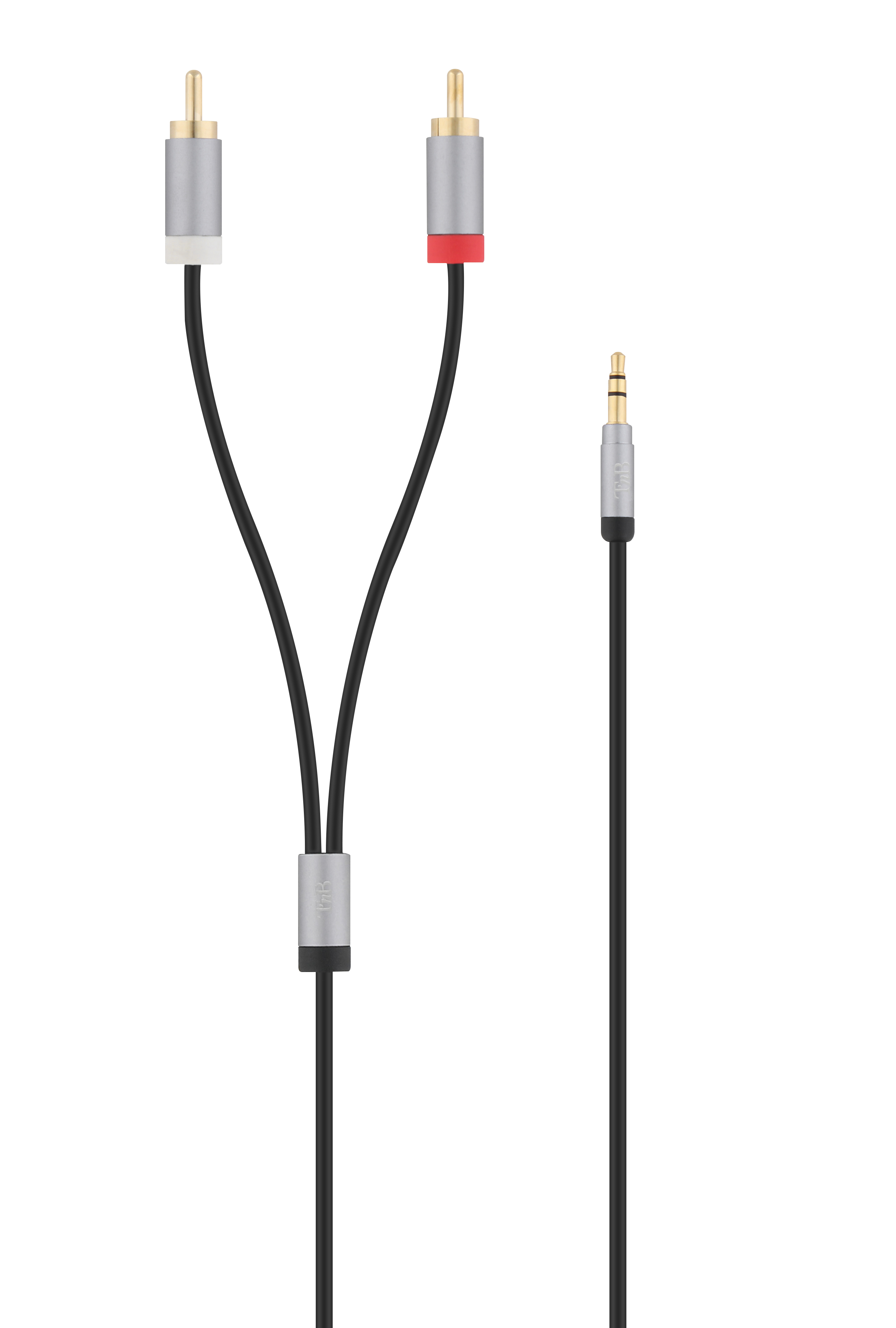 3.5mm male jack / 2 RCA male cable 1.2m1