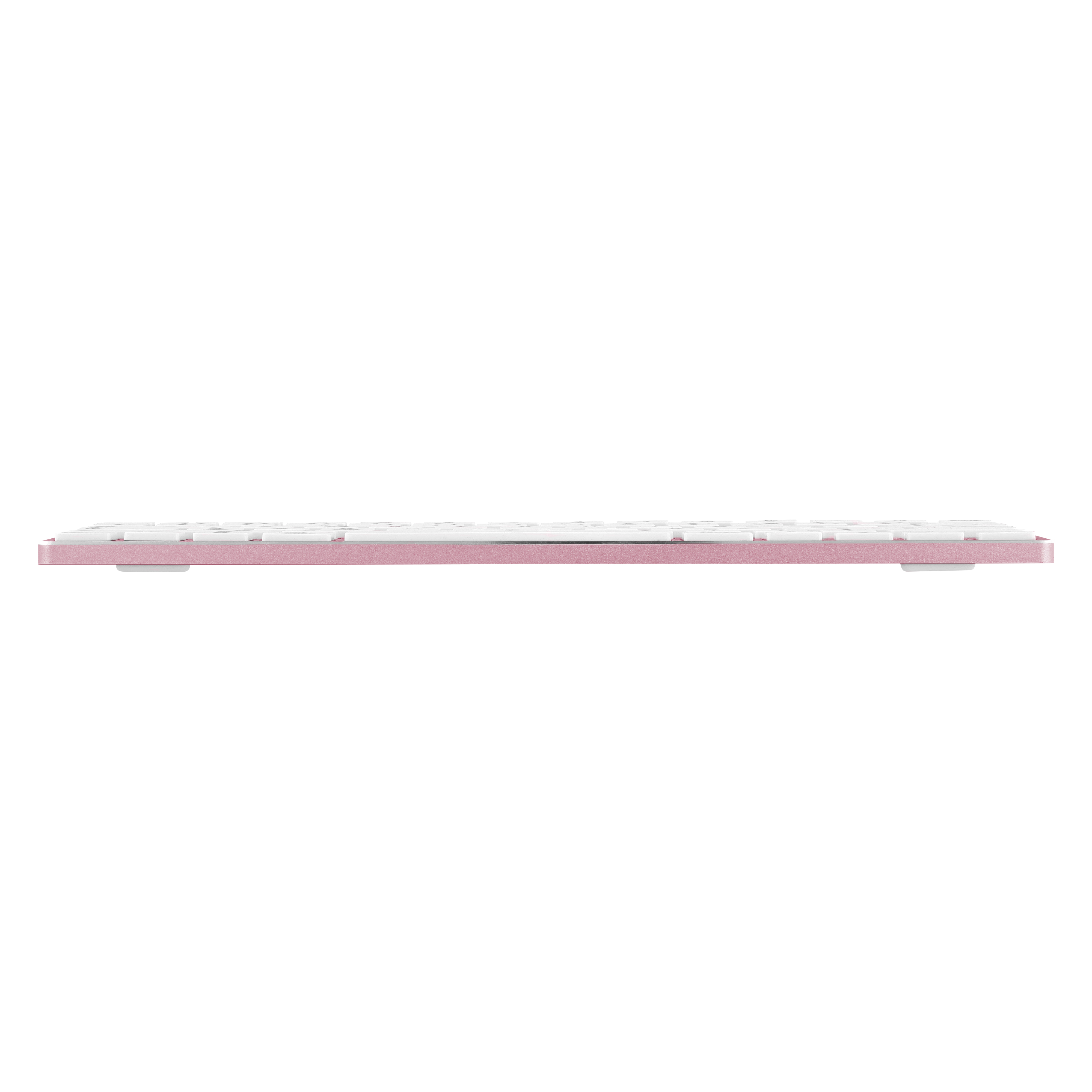 Clavier et souris Bluetooth iClick color - rose5