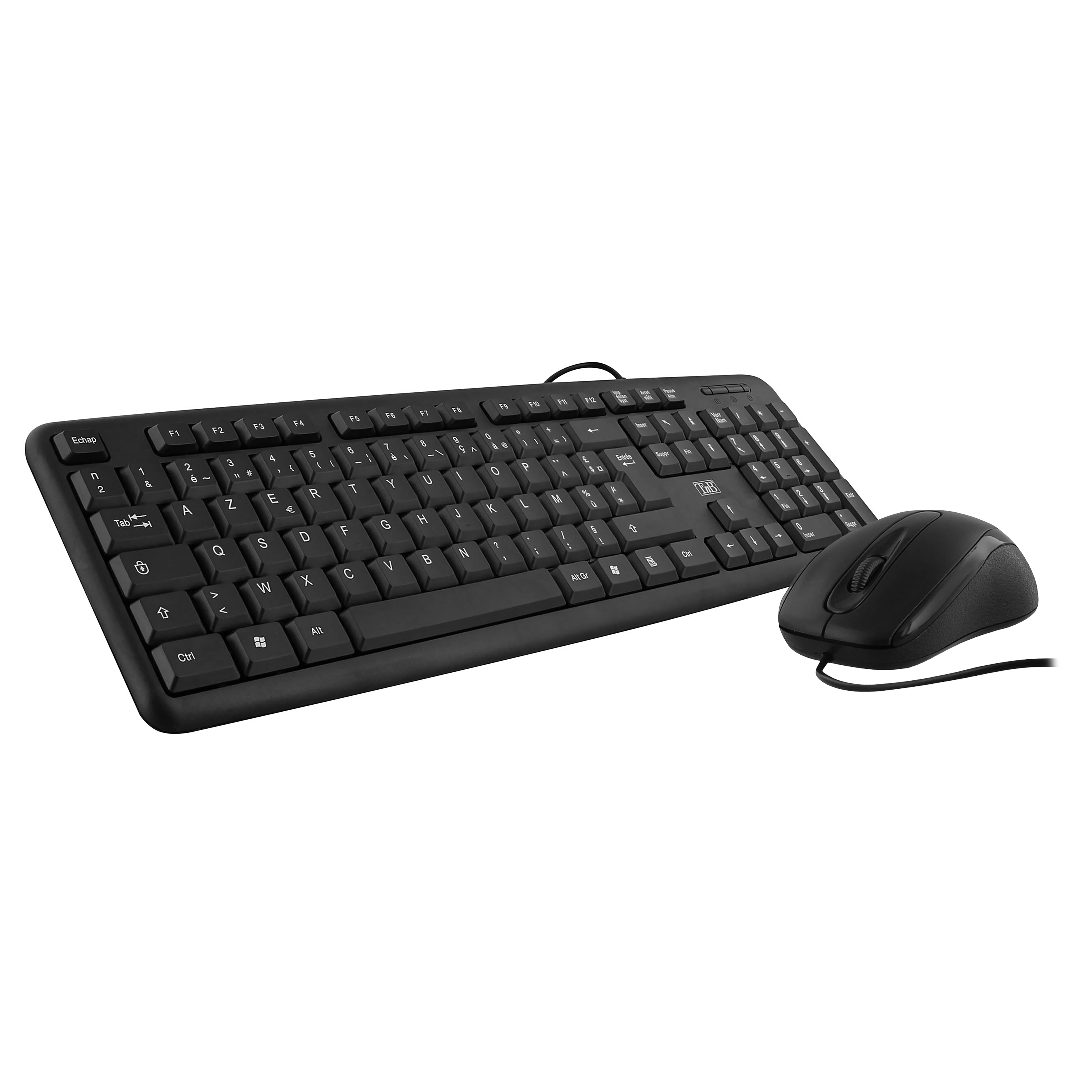 BRIDGE wired keyboard and mouse pack5