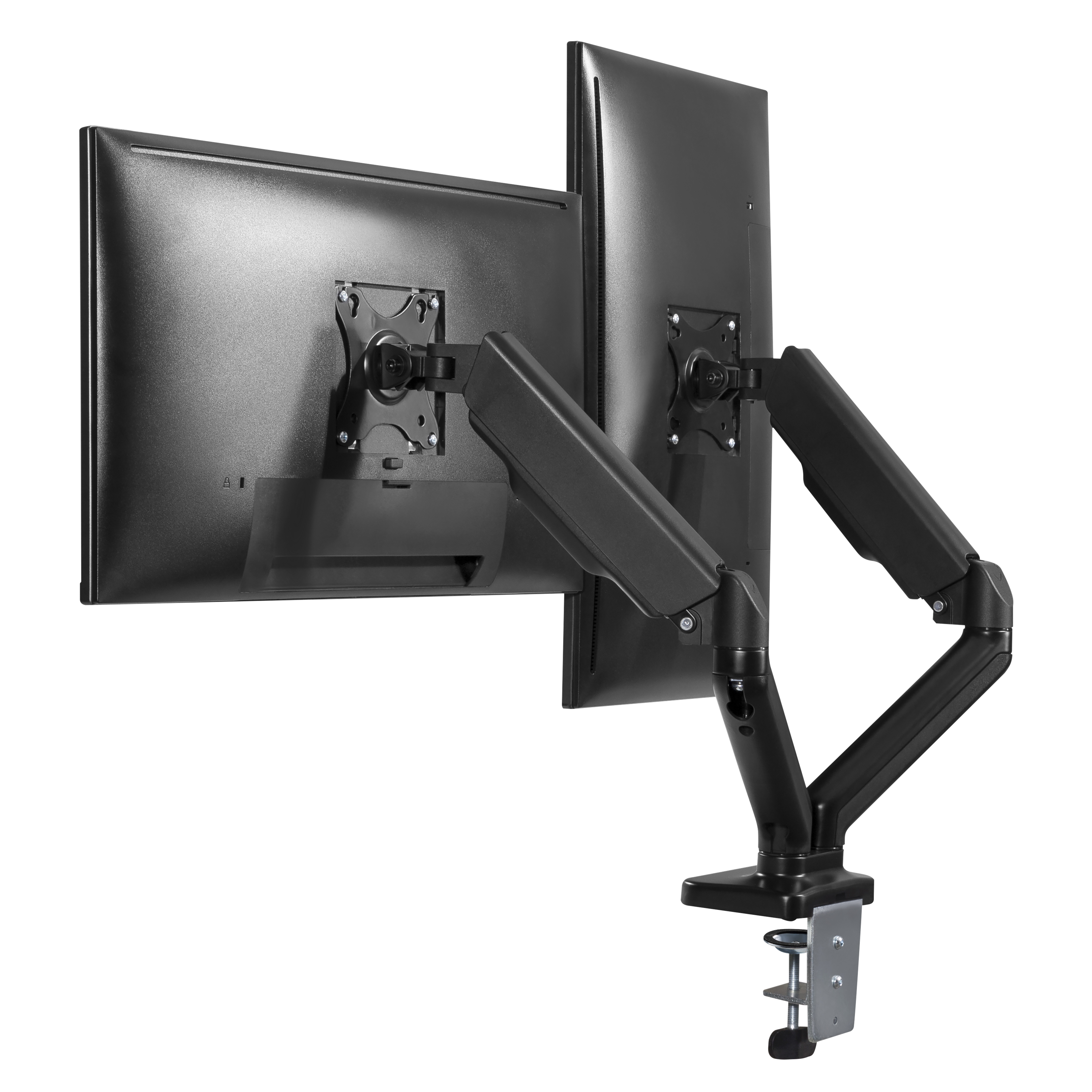 Double bras support articulé pour moniteur2