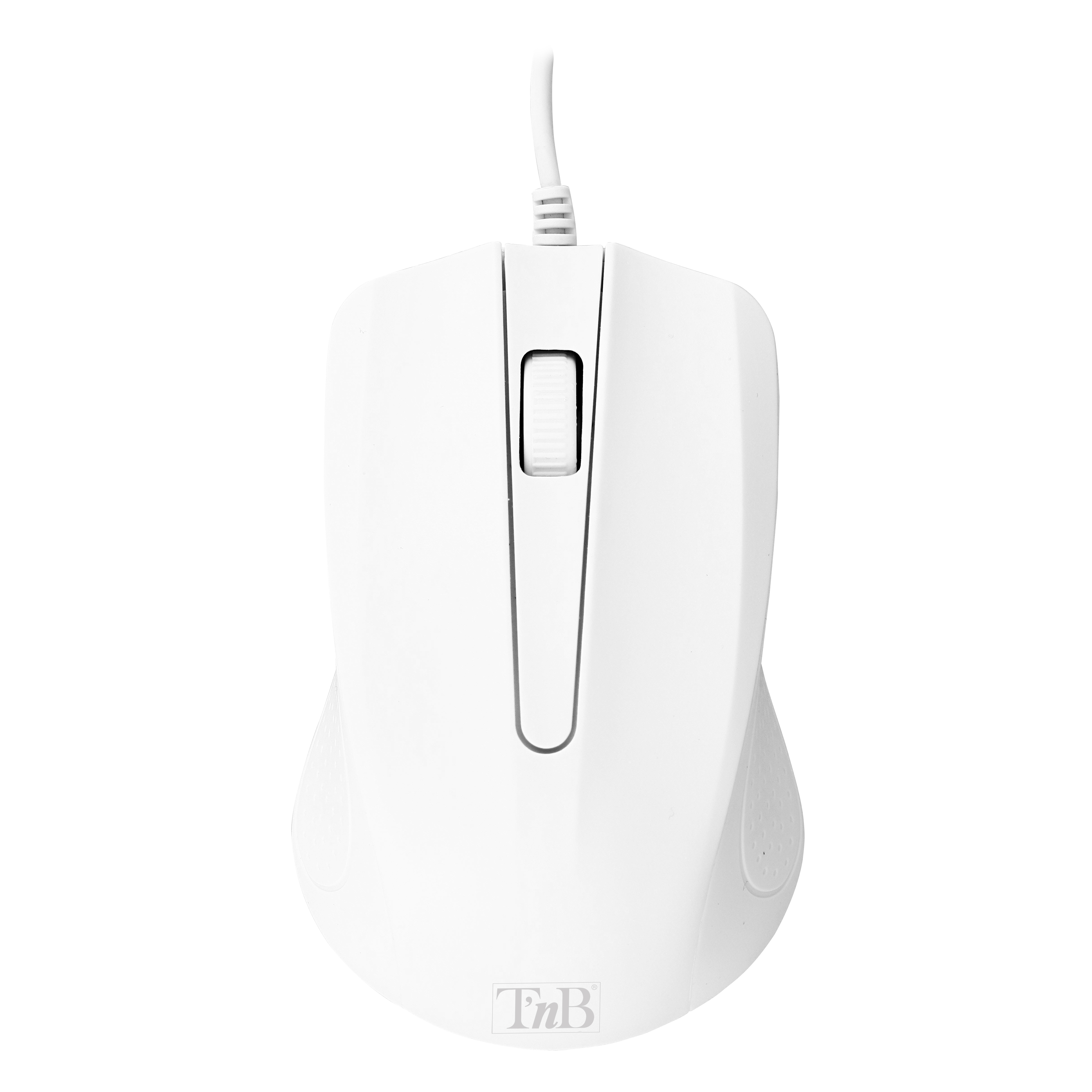 Shark white wired optical mouse1