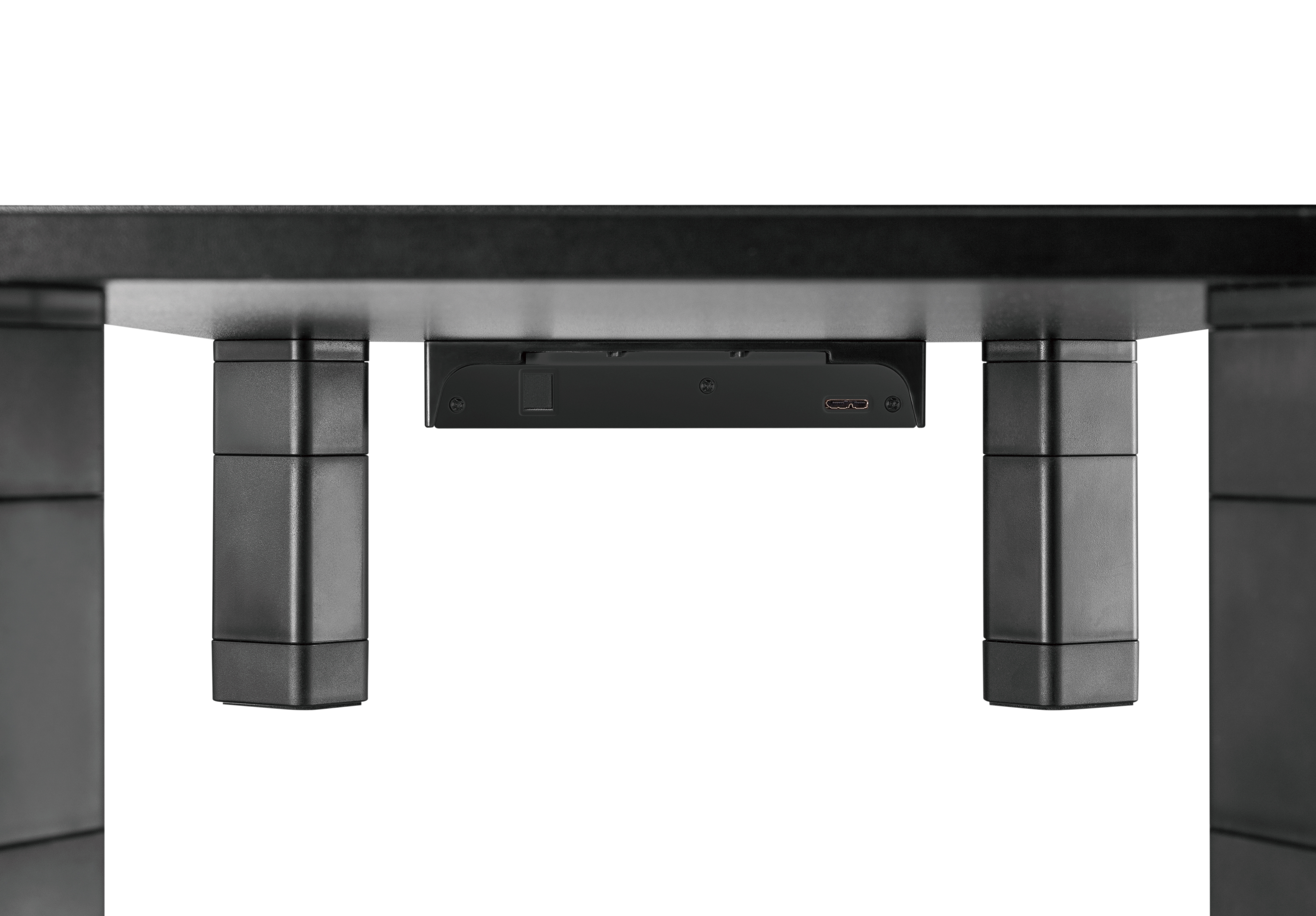 Height-adjustable monitor stand with USB 3.0 hub5