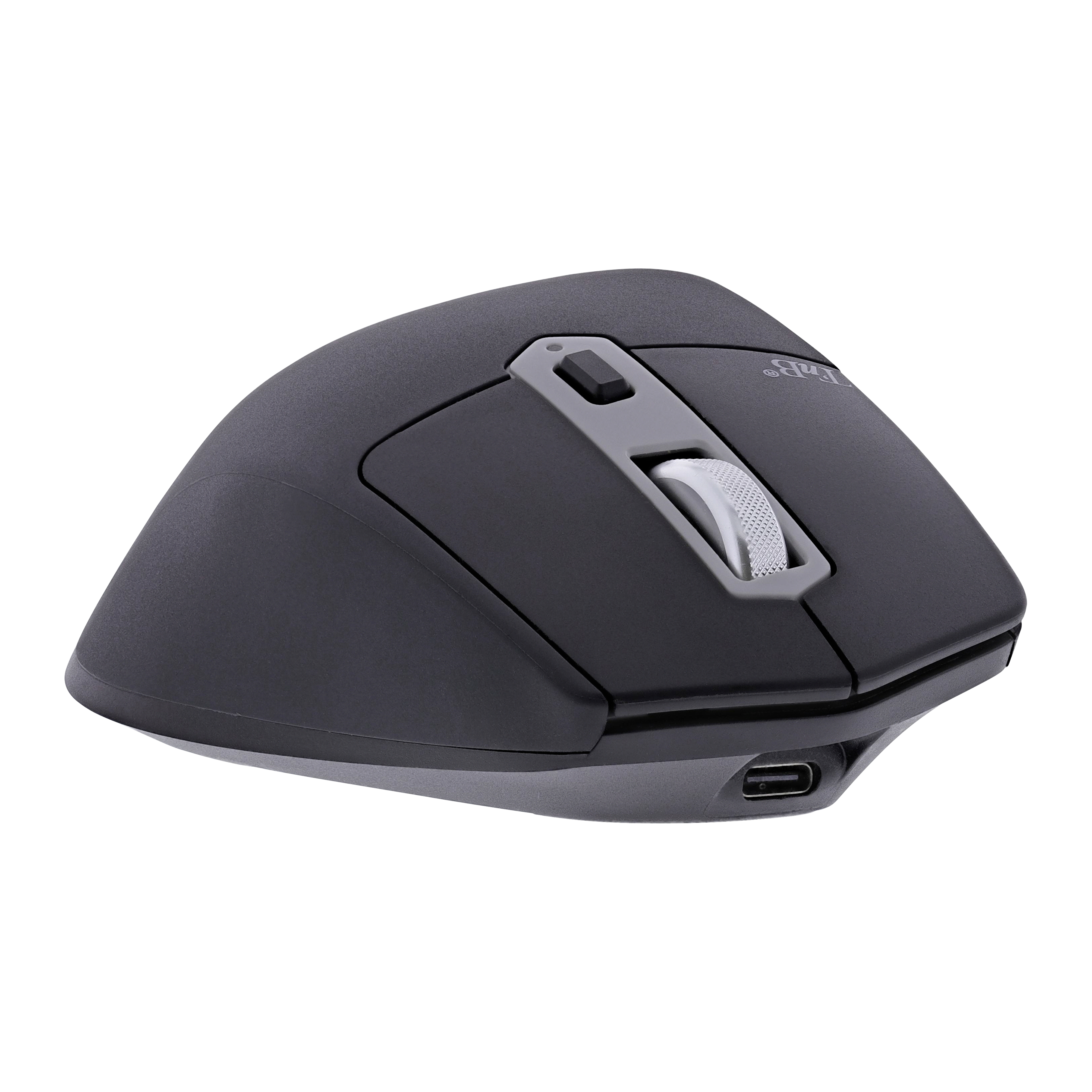 Souris sans fil semi-ergonomique TRIPLE CONNECT iClick4