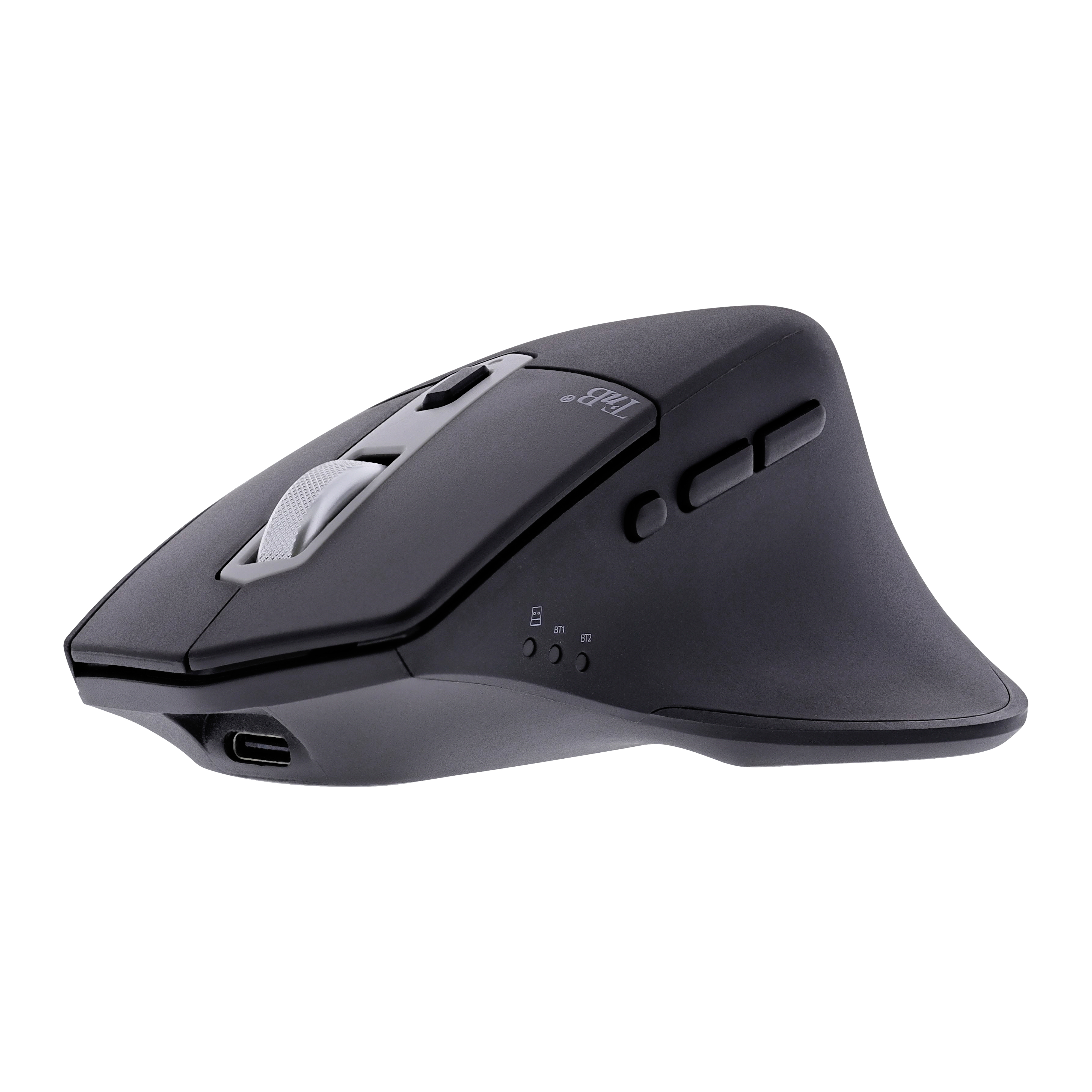 Souris sans fil semi-ergonomique TRIPLE CONNECT iClick5