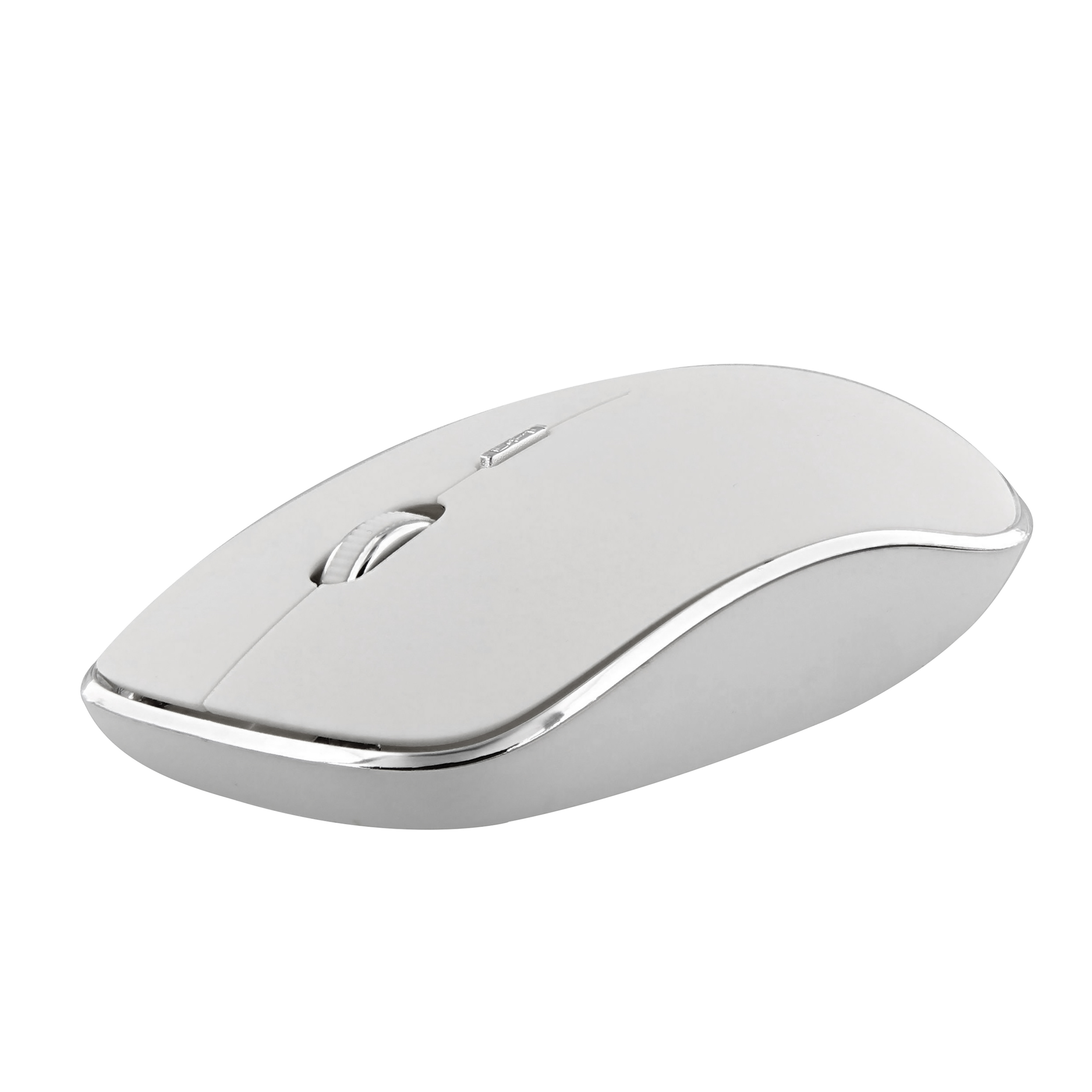 Souris sans fil silent click RUBBY blanche1