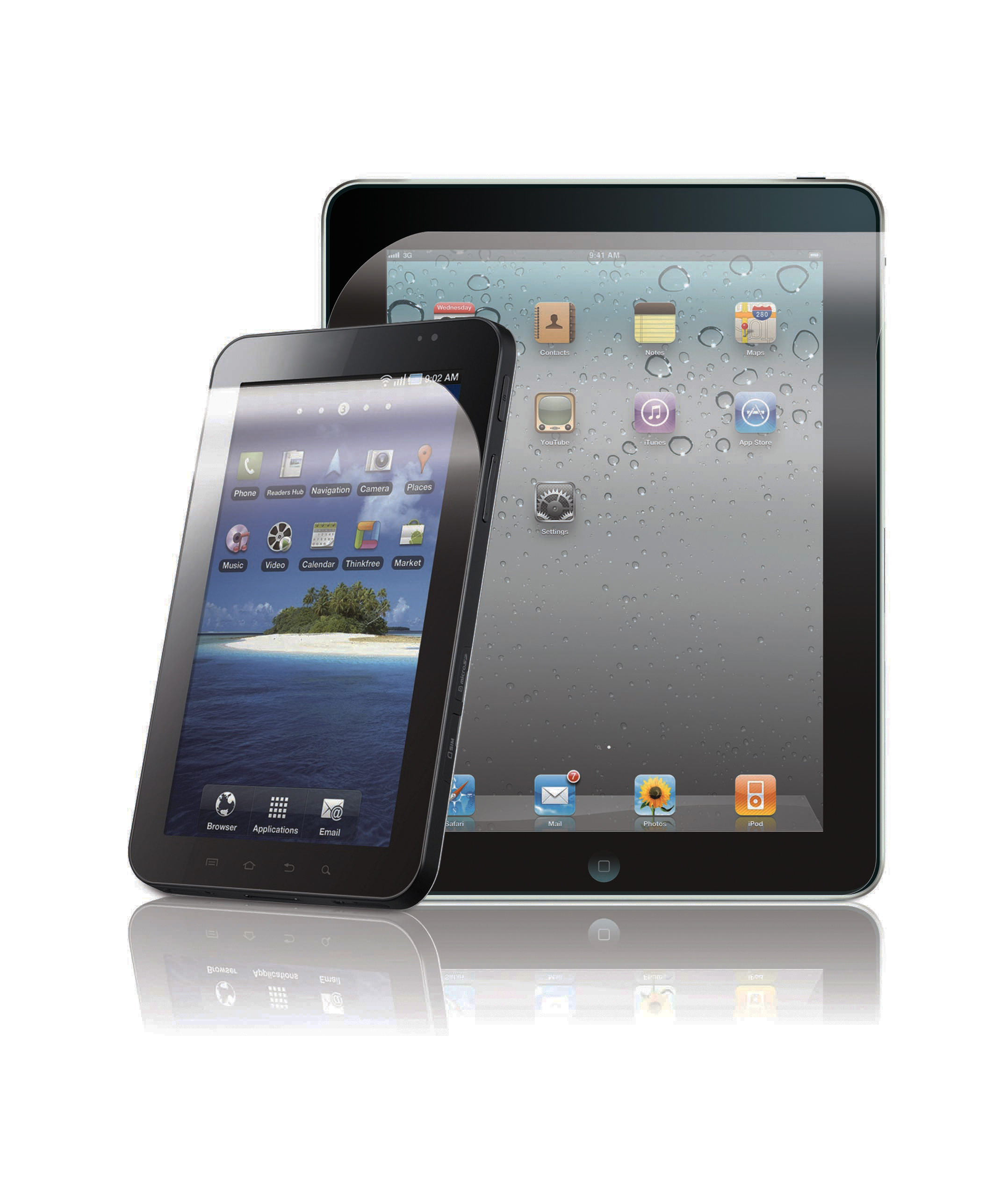 Universal tablet screen protector up to 12