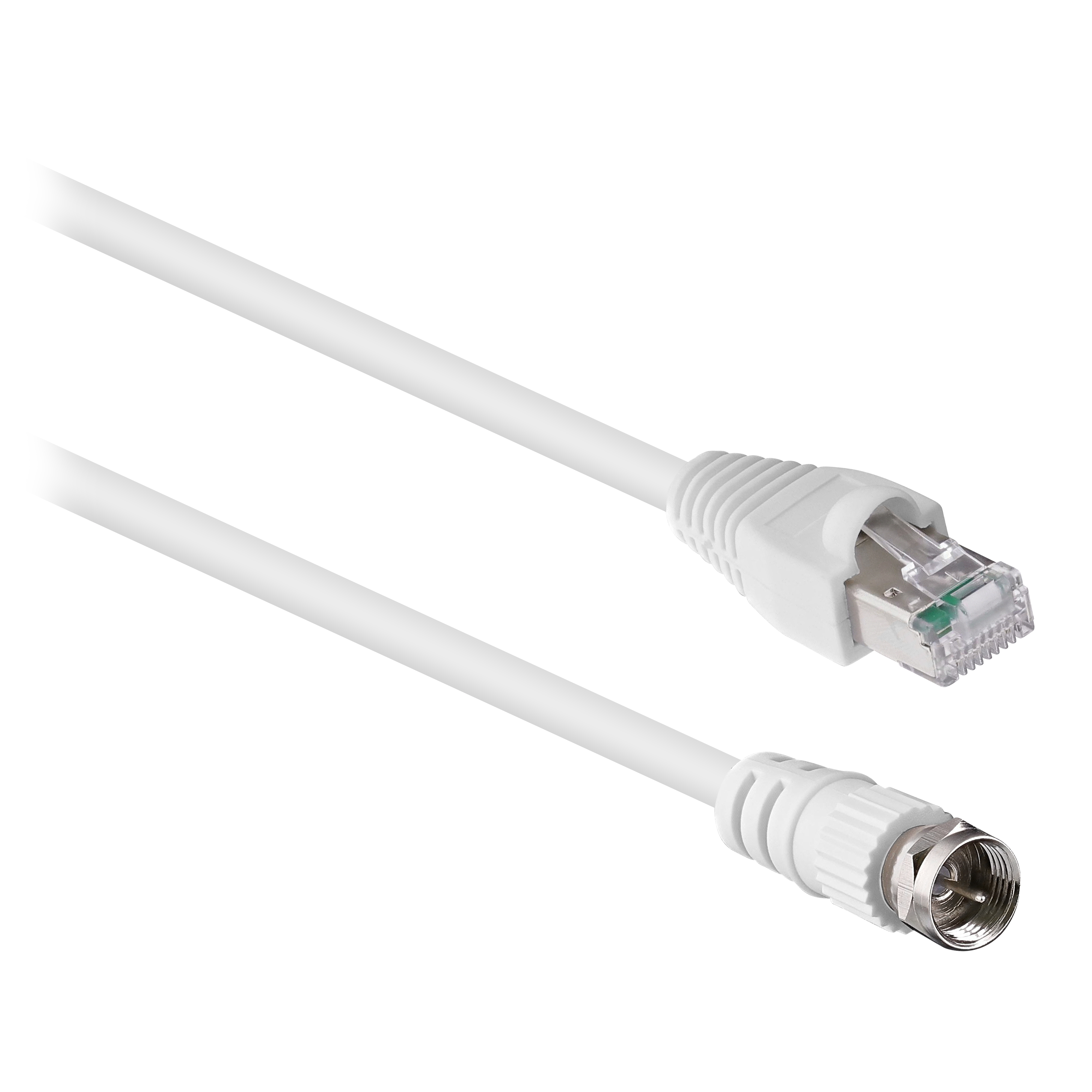 RJ45 Cable: F-Plug M/M 2m1