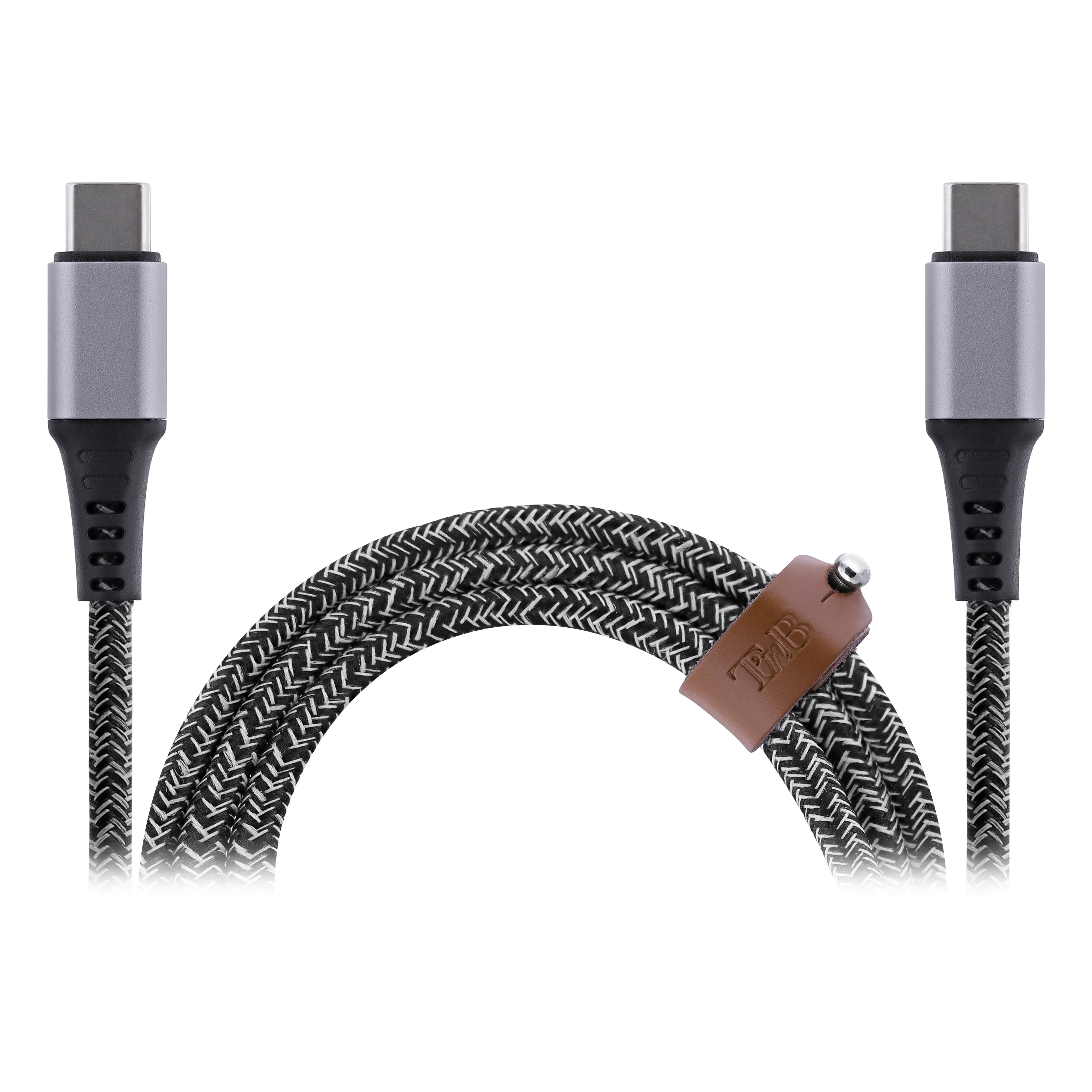 USB-C cable connectors space gray aluminum finish4