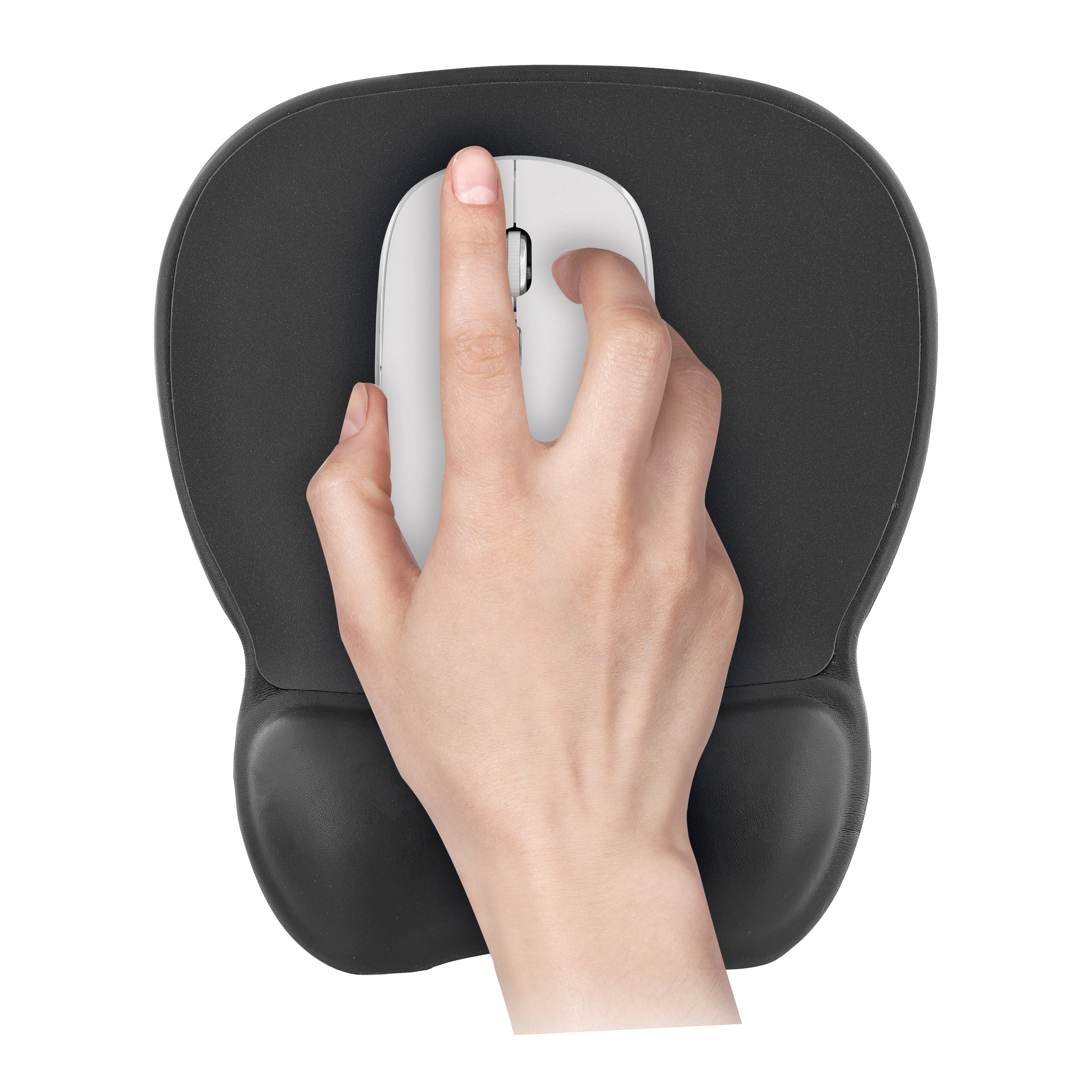 Ergonomic Faux Leather Mouse Pad2