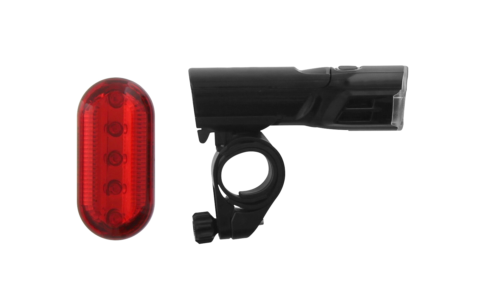 Front - rear LED bicycle light pack2