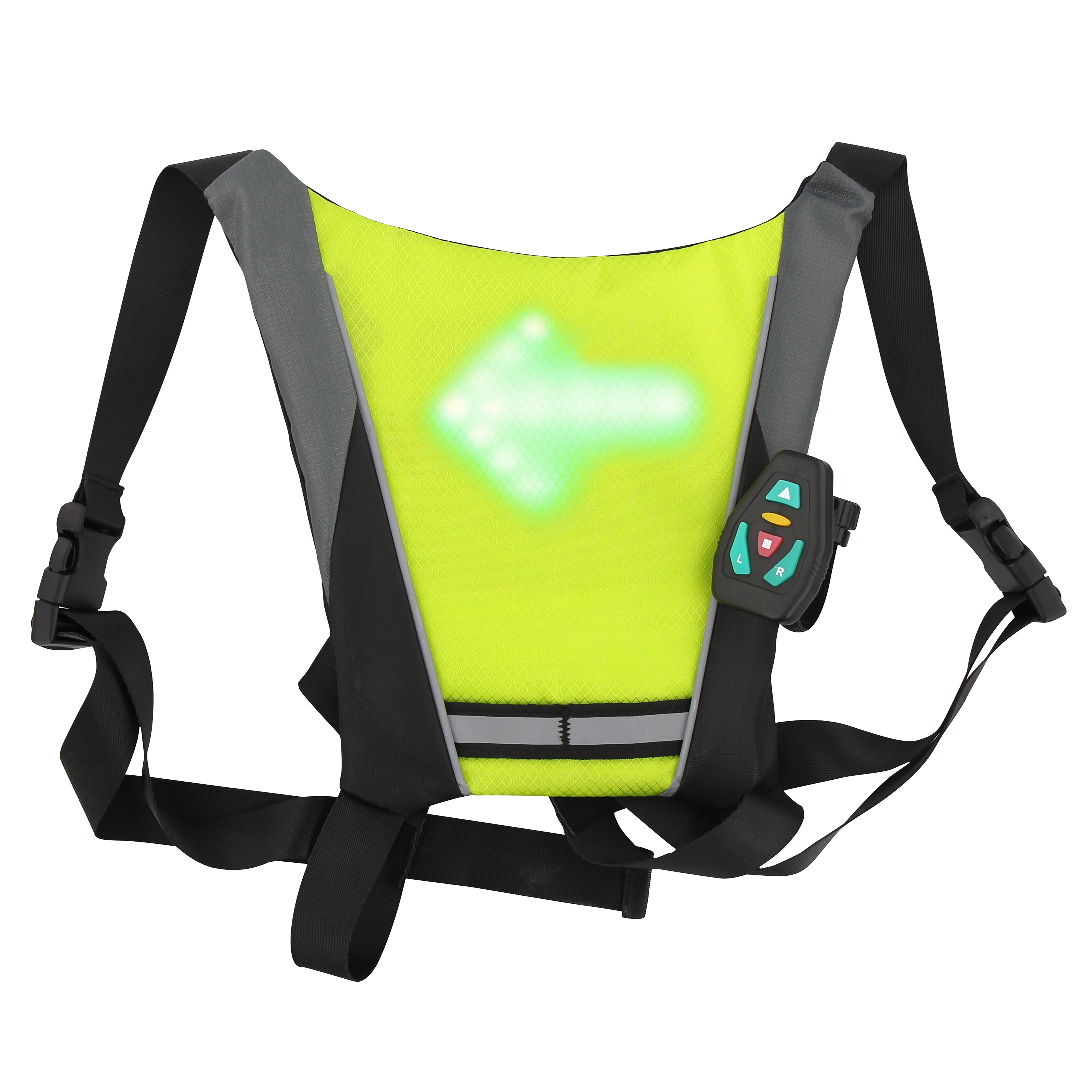 Signal vest with directional LEDs1