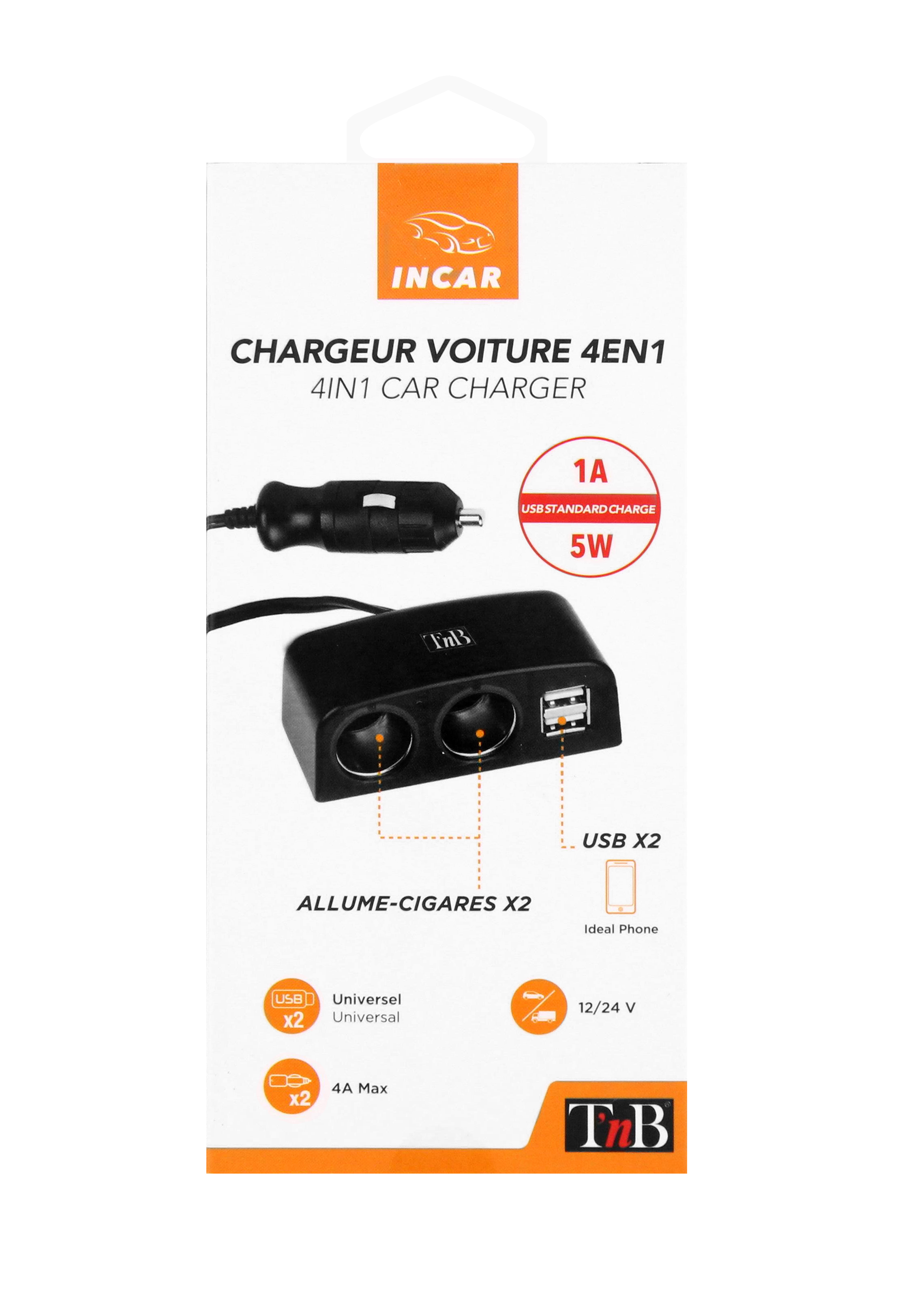 Chargeur allume-cigares 2XUSB-A 30W + 2 prises allume-cigares7