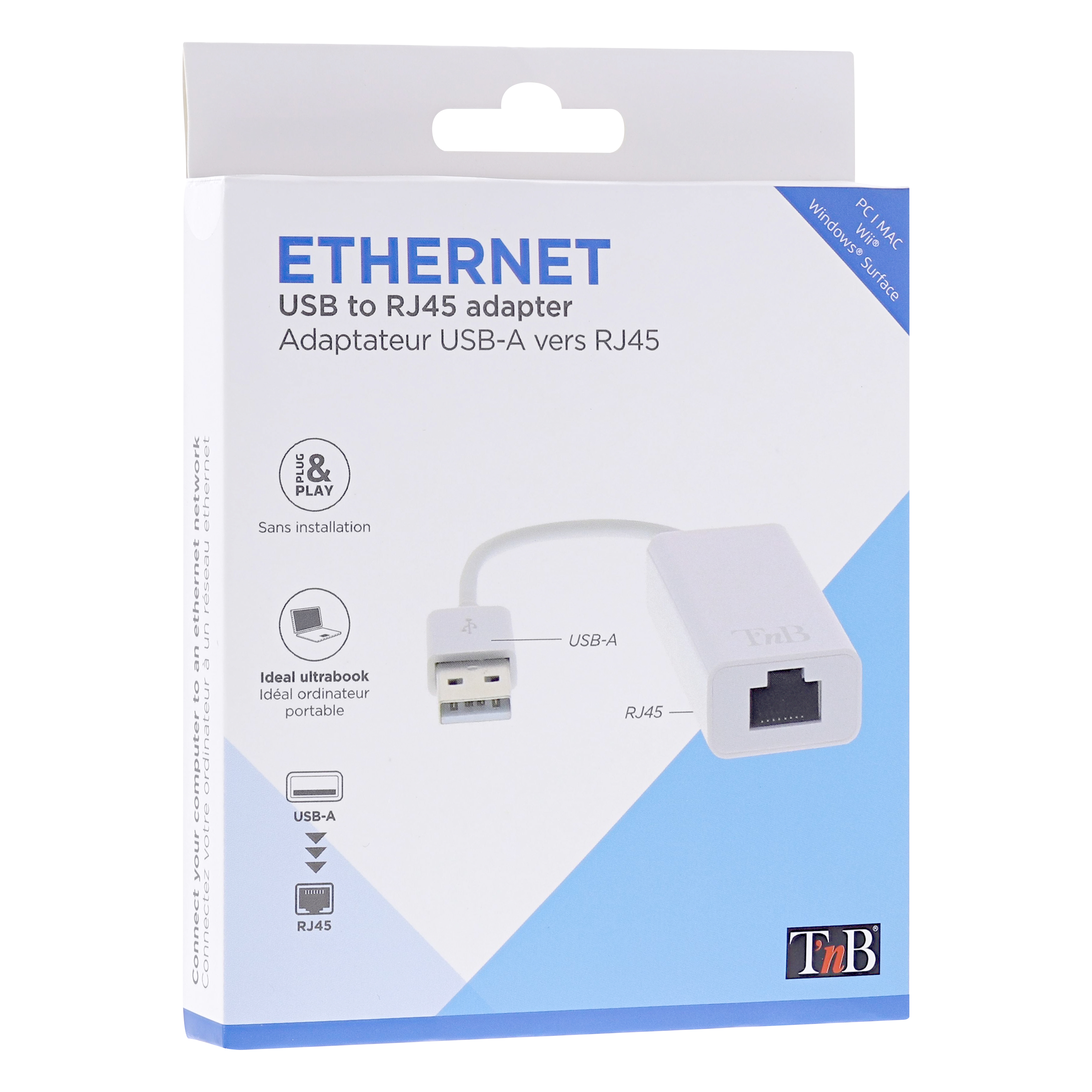 Adaptateur USB 2.0 vers RJ453