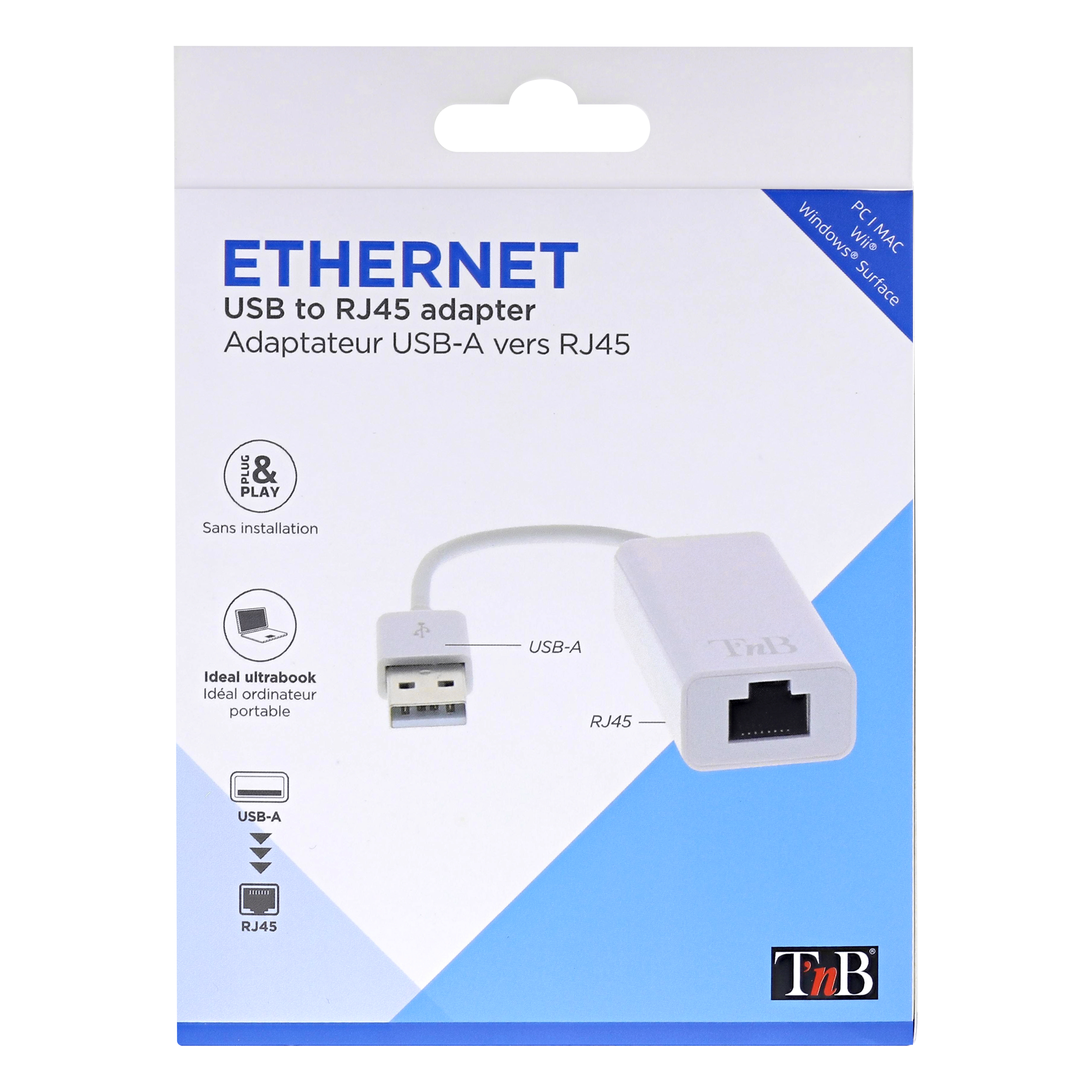 Adaptateur USB 2.0 vers RJ454