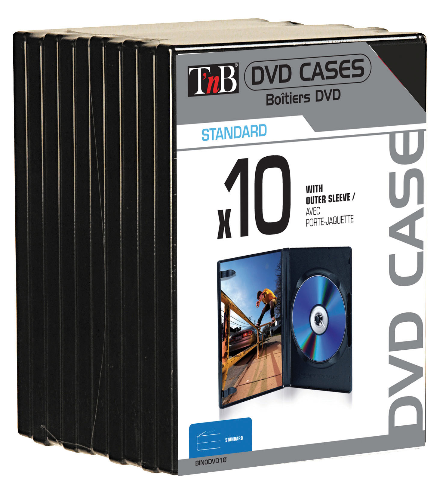 DVD cases x 10 STANDARD3