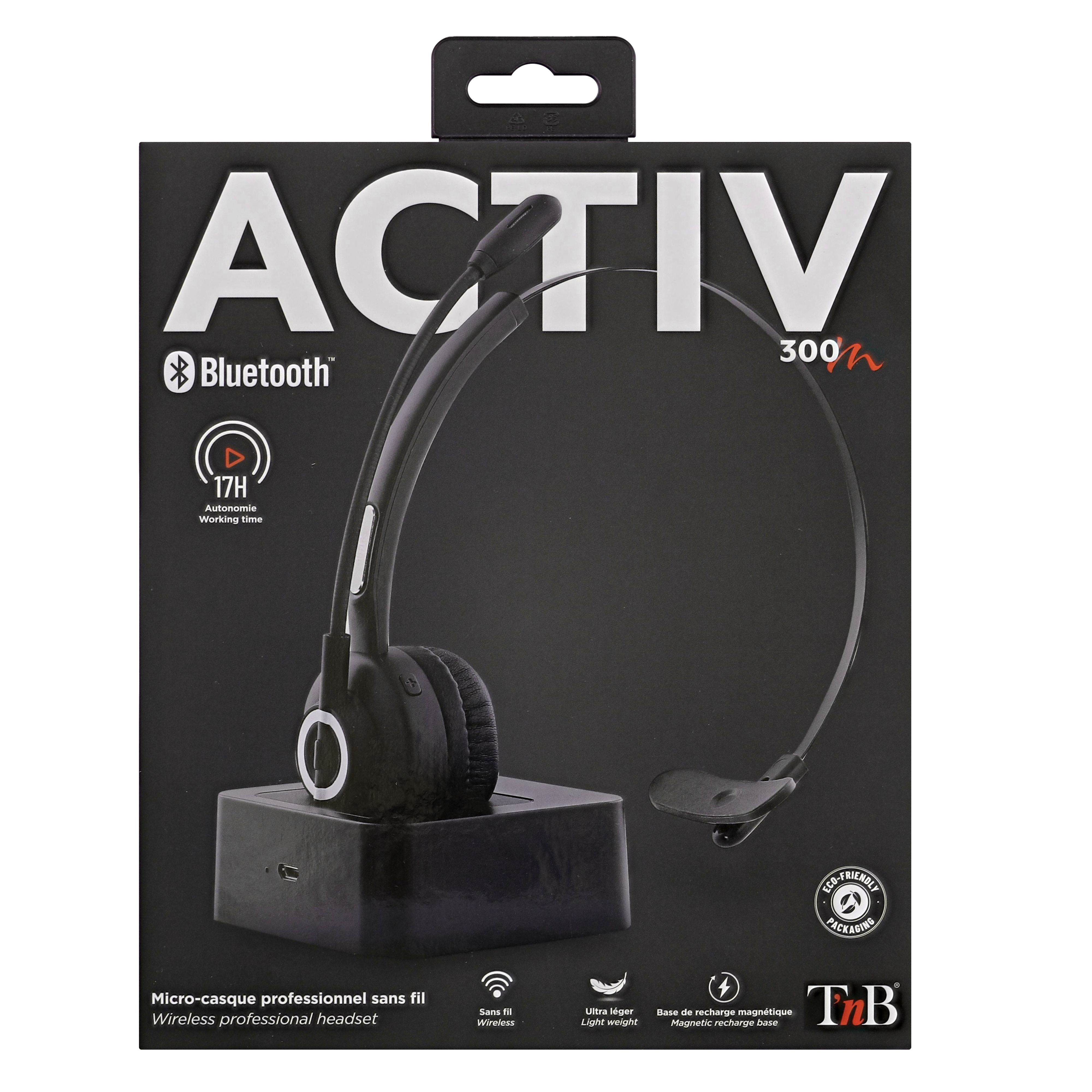 ACTIV 300M Mono Bluetooth® Headset with Charging Base5