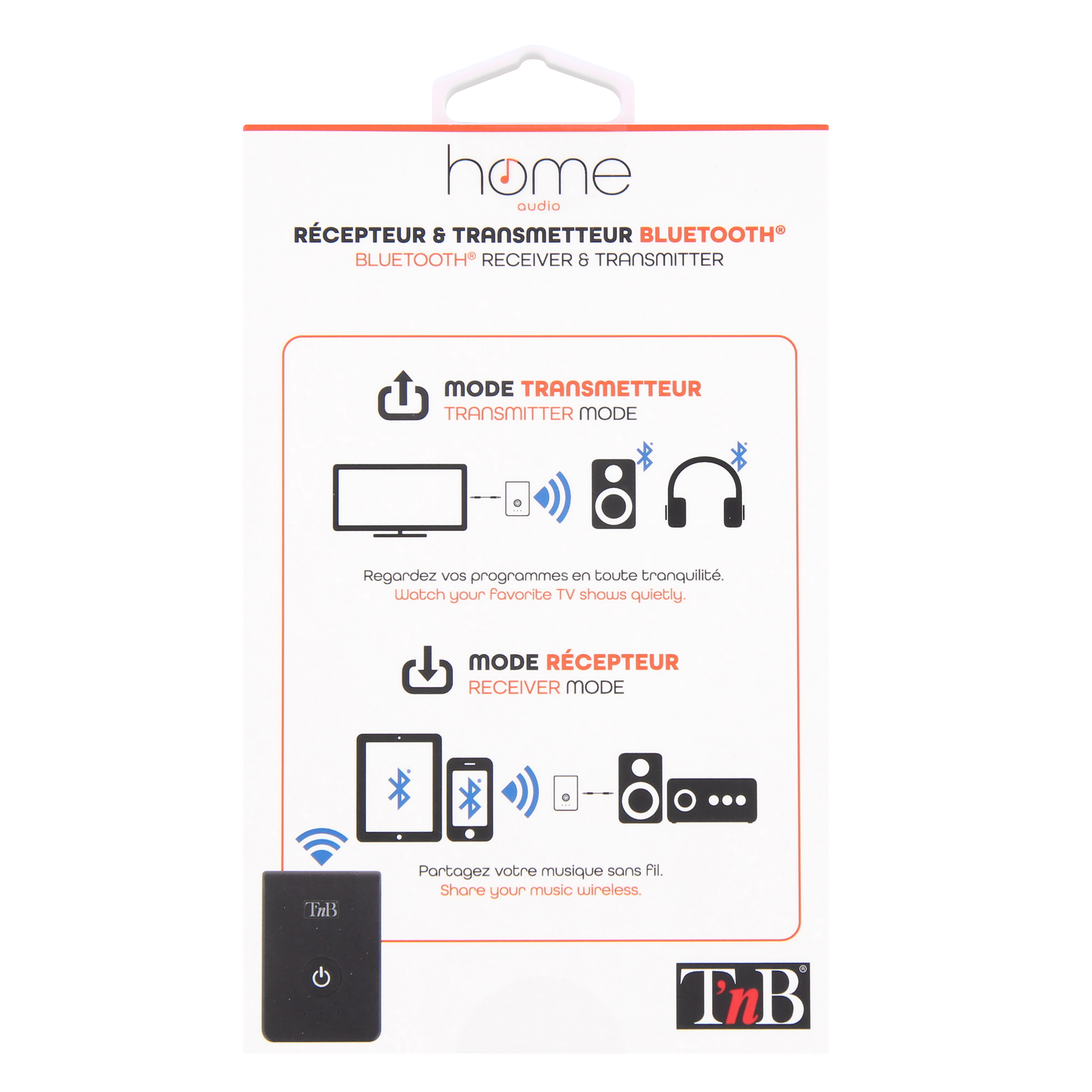 Adaptateur transmetteur Bluetooth multipoint10