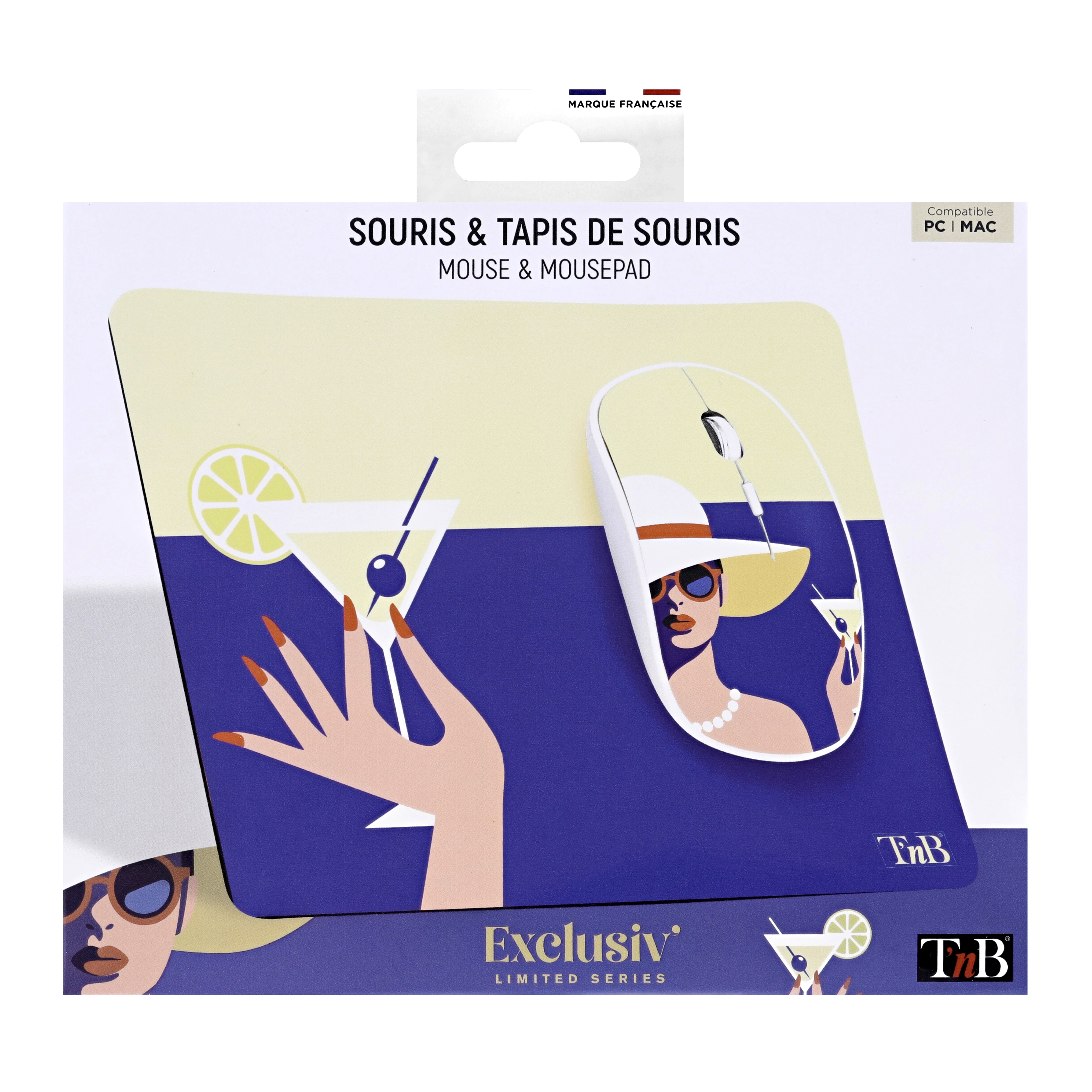 Bundle tapis de souris et souris sans fil COCKTAIL EXCLUSIV5