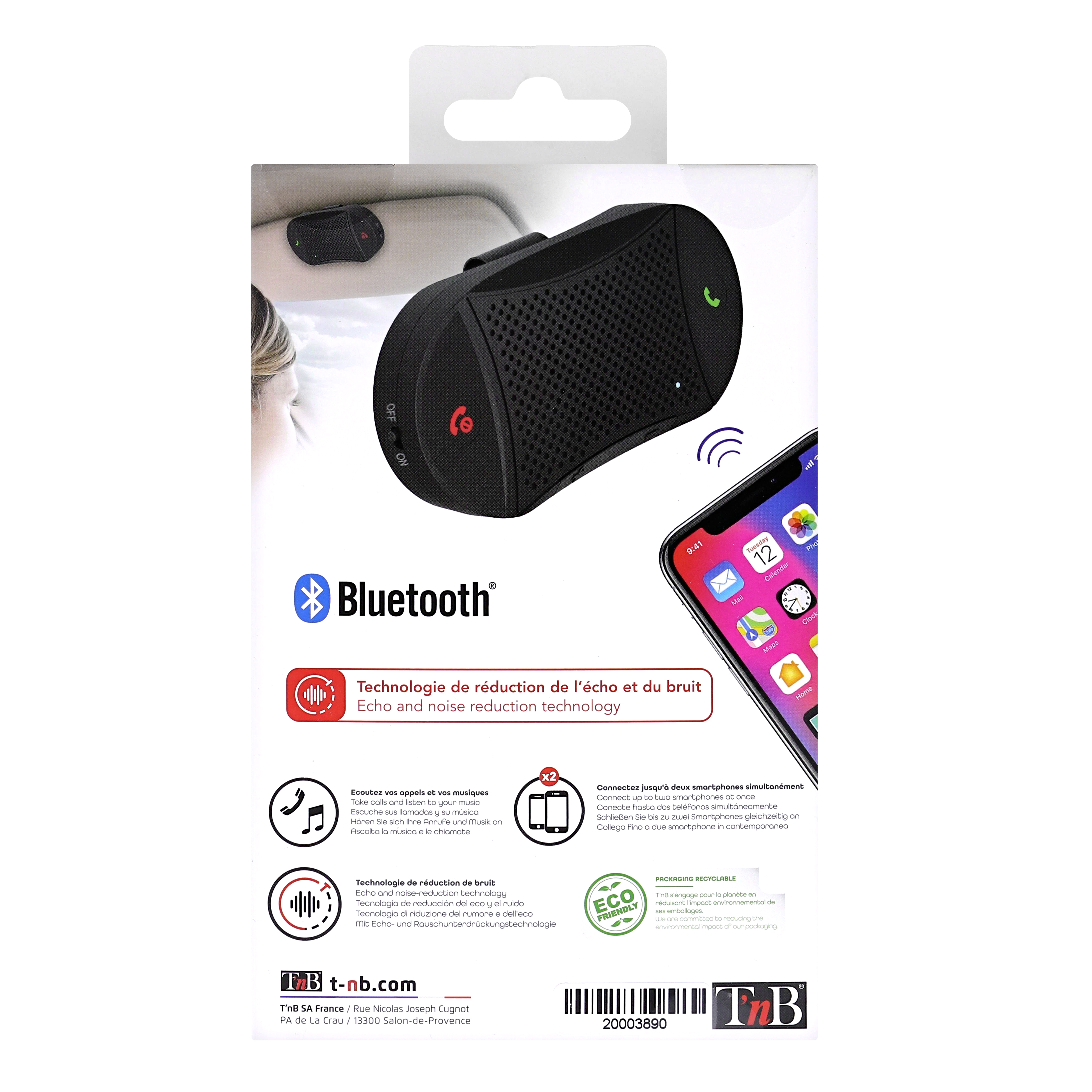 Kit main libre Bluetooth avec micro intégré6