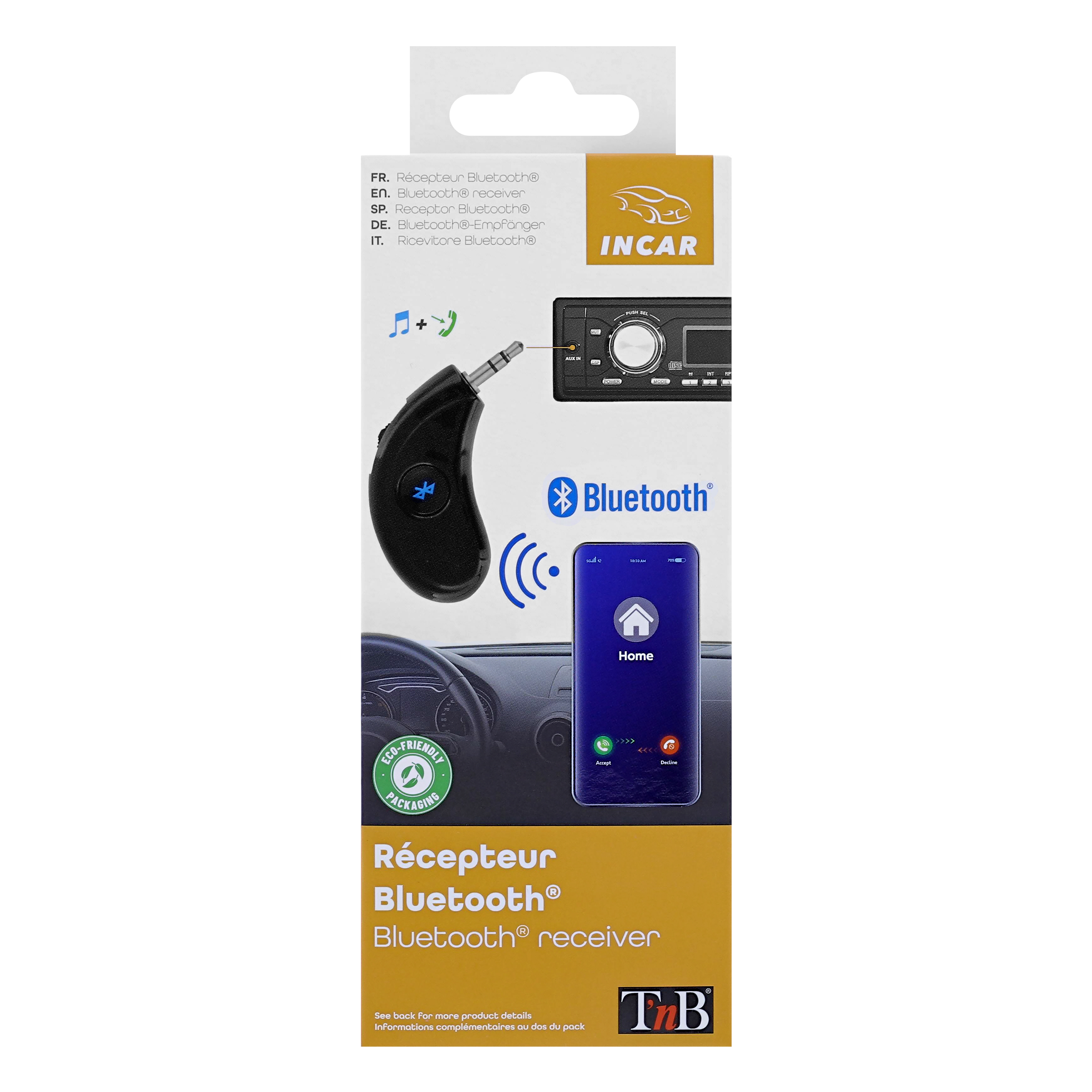 Compact 3.5mm jack Bluetooth receiver5