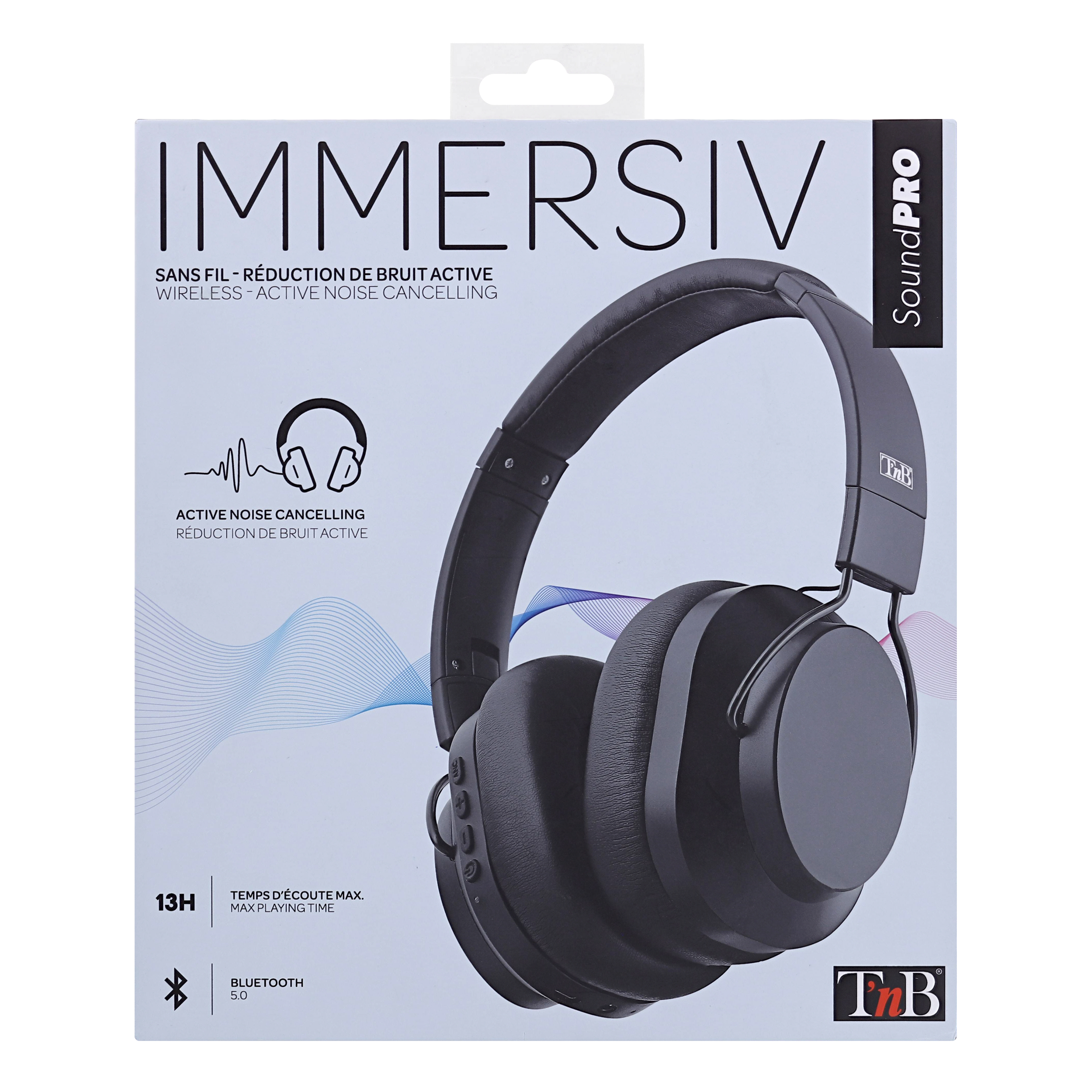 IMMERSIVE Active Noise Cancelling Bluetooth Headphones6