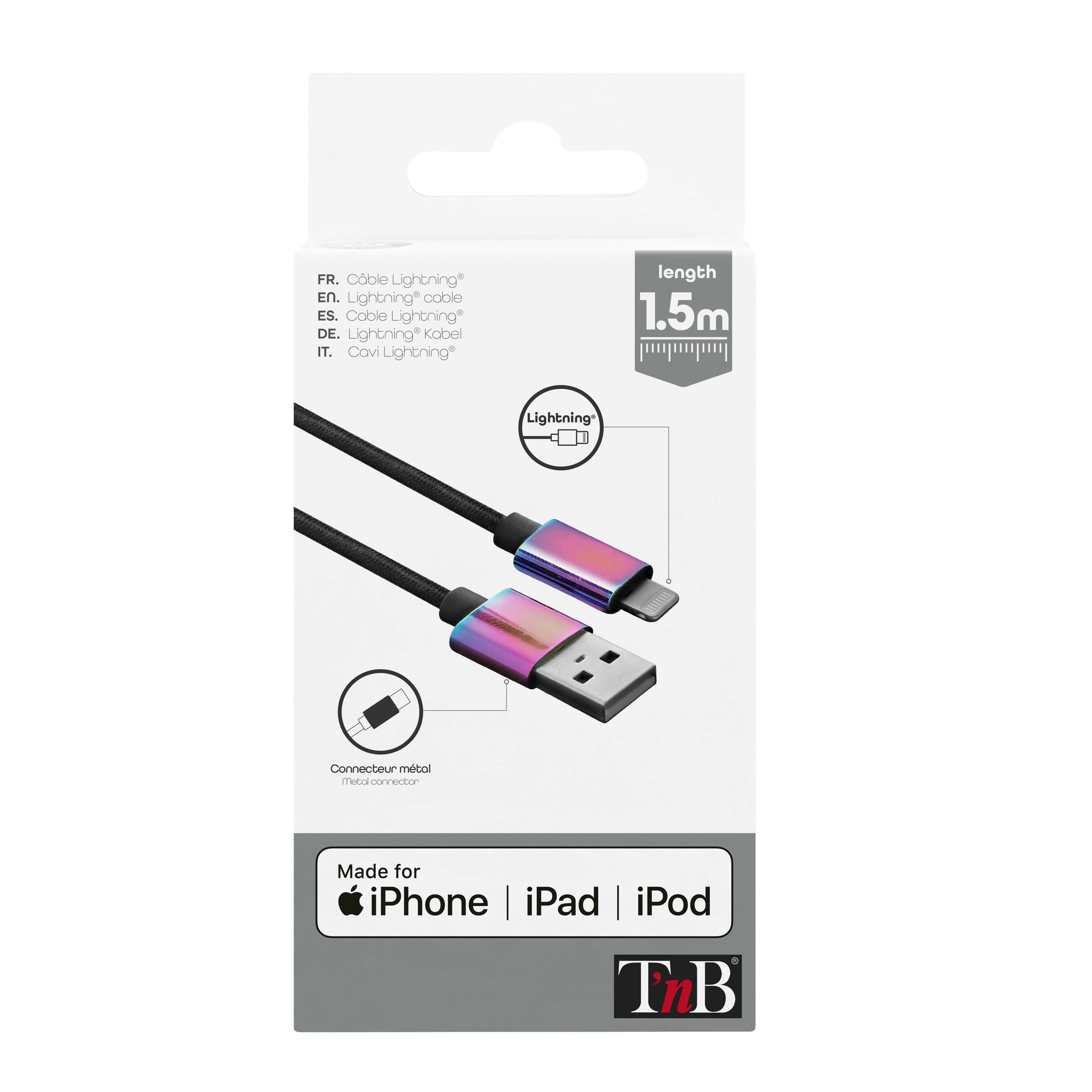 Lightning® cable iridium connectors4