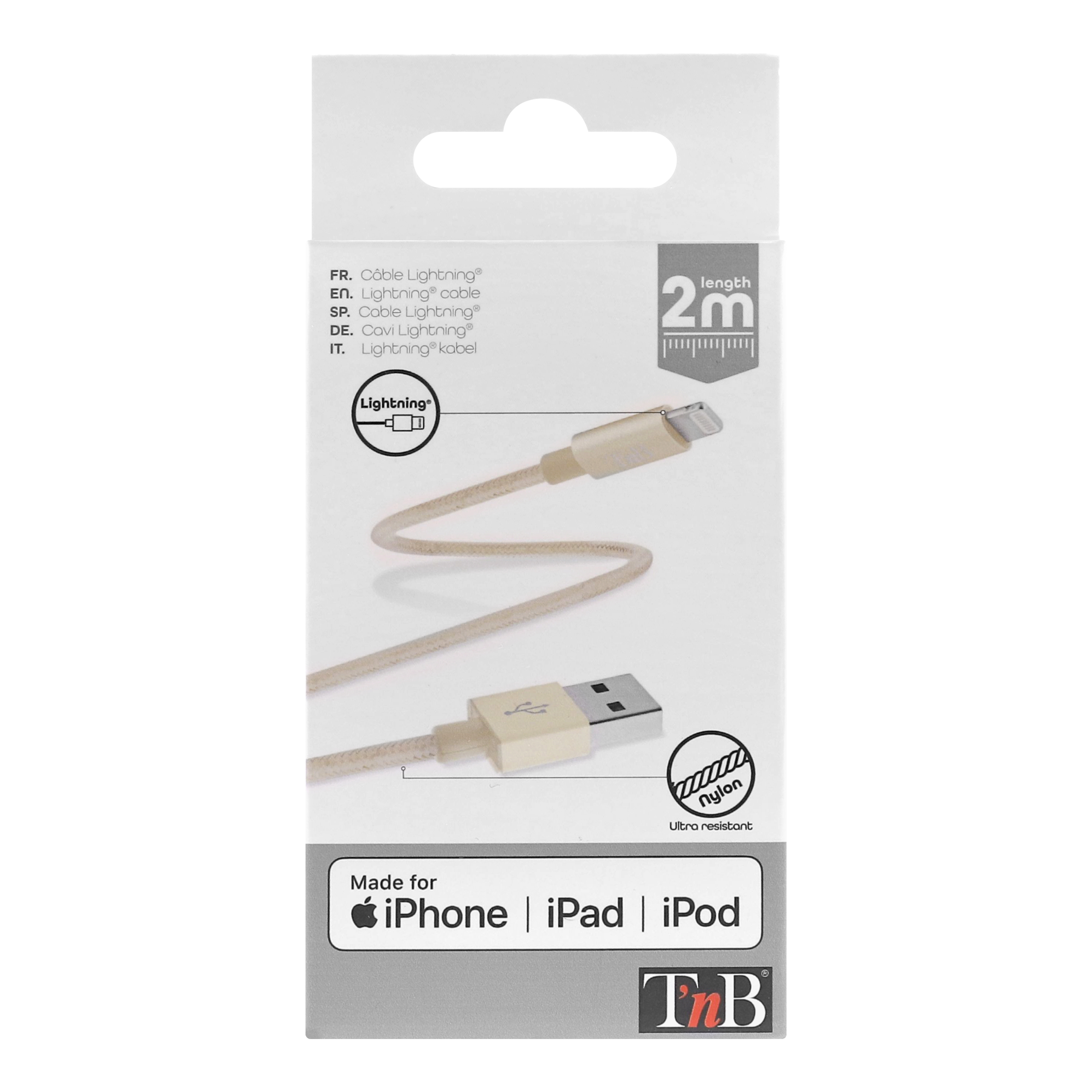 Cable Lightning trenzado4