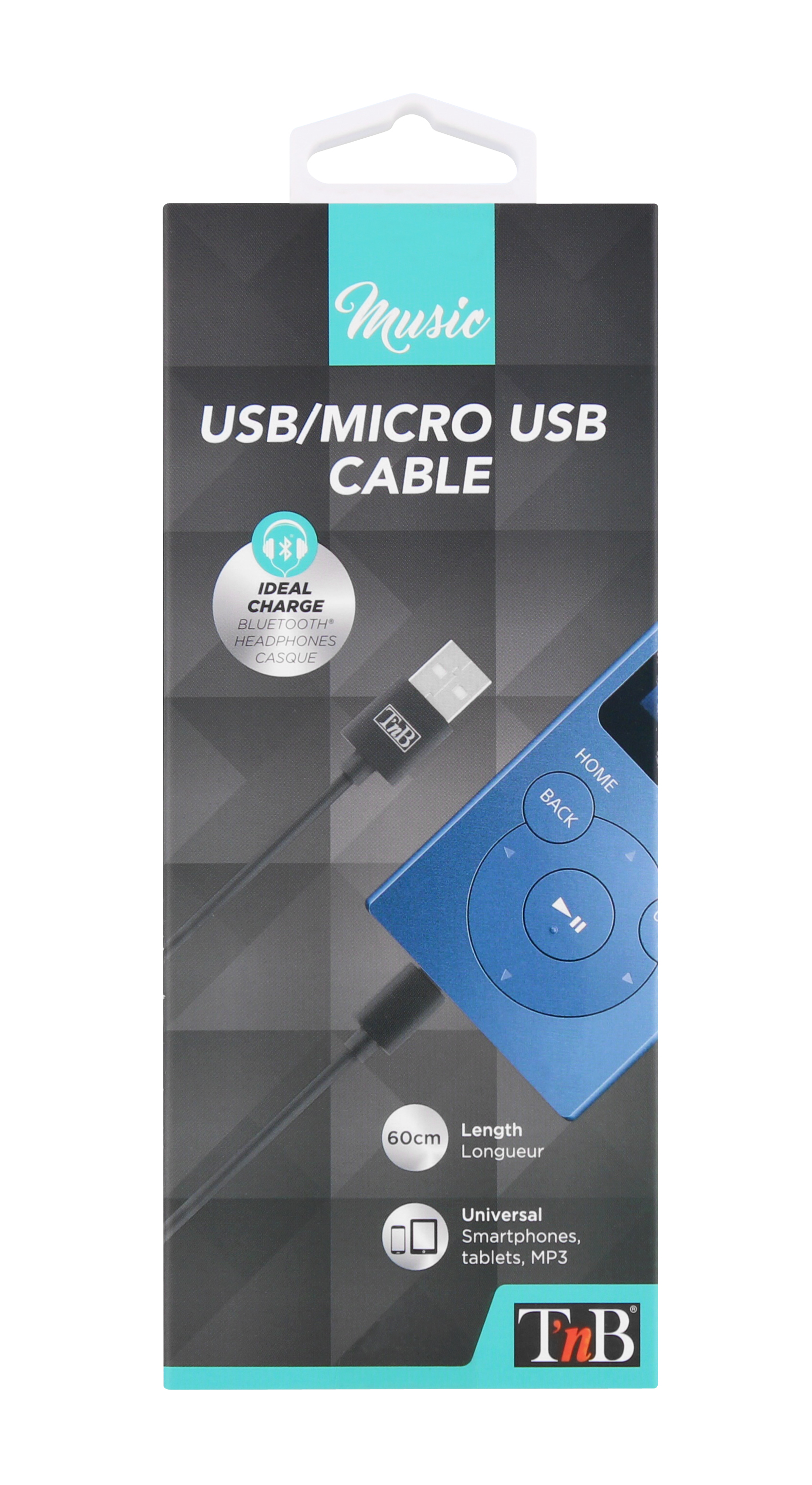 USB / Micro USB cable 0.6m3