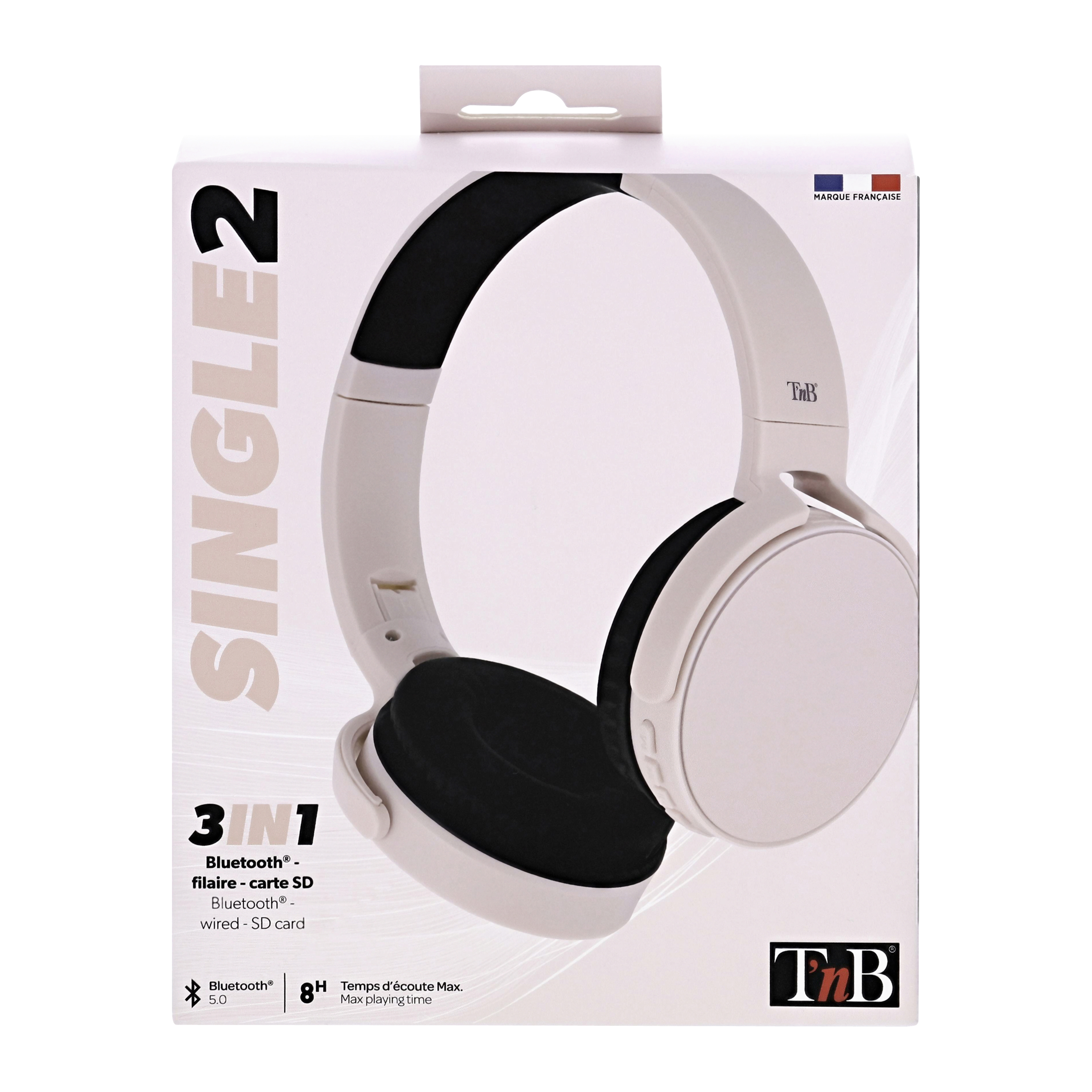 Casque Bluetooth SINGLE 2 Rose6