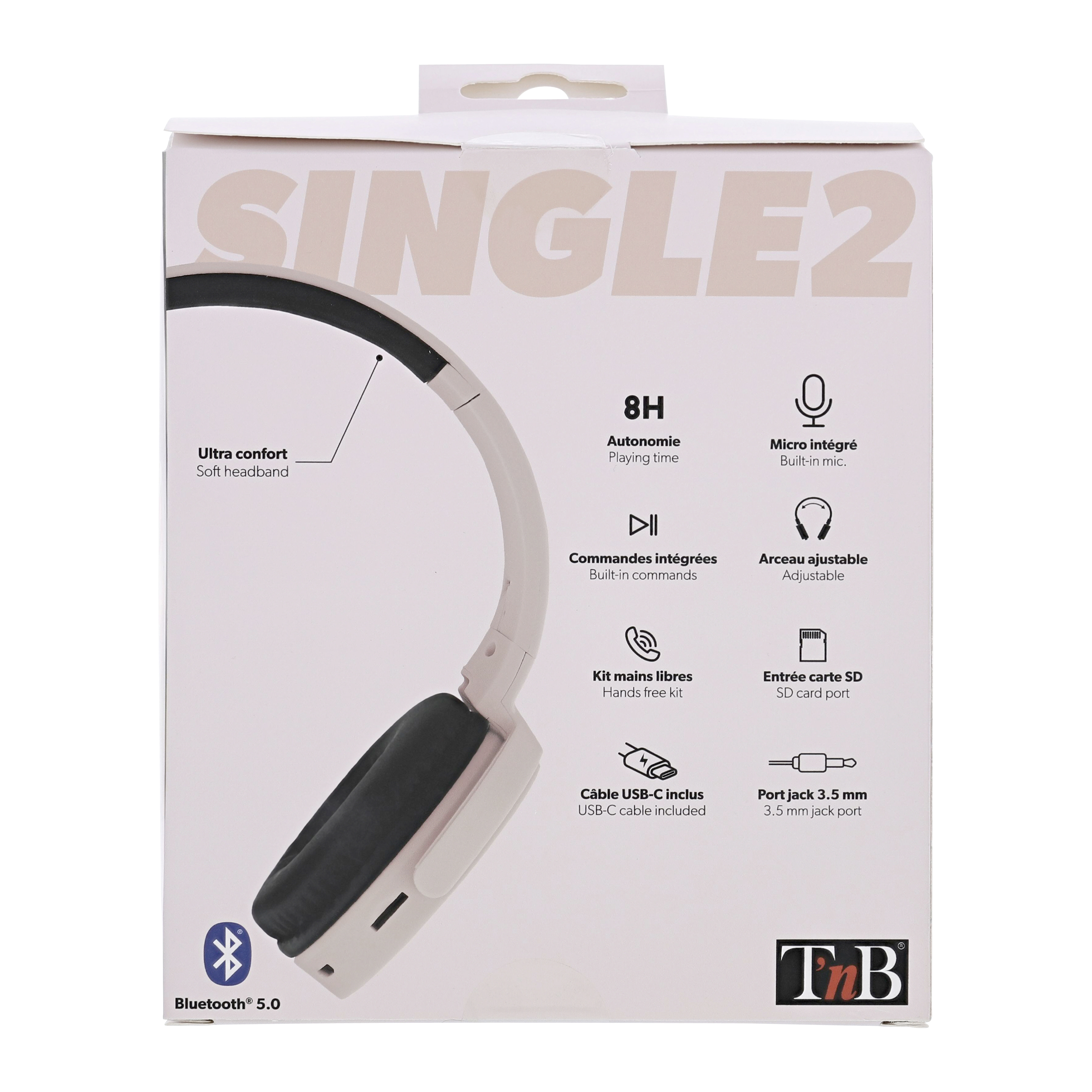 Casque Bluetooth SINGLE 2 Rose7