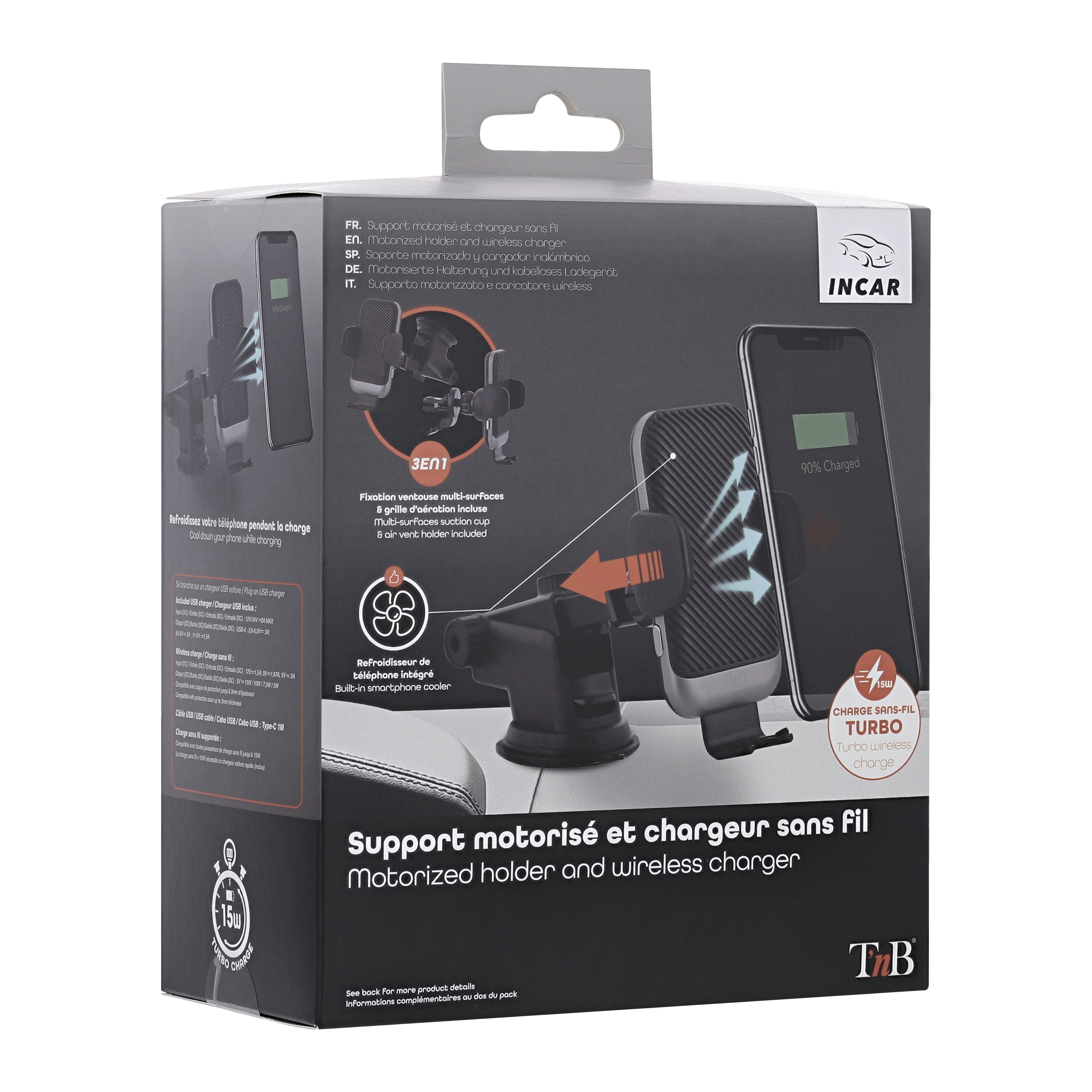 15W induction charging/cooling stand with suction cup and premium air vent11