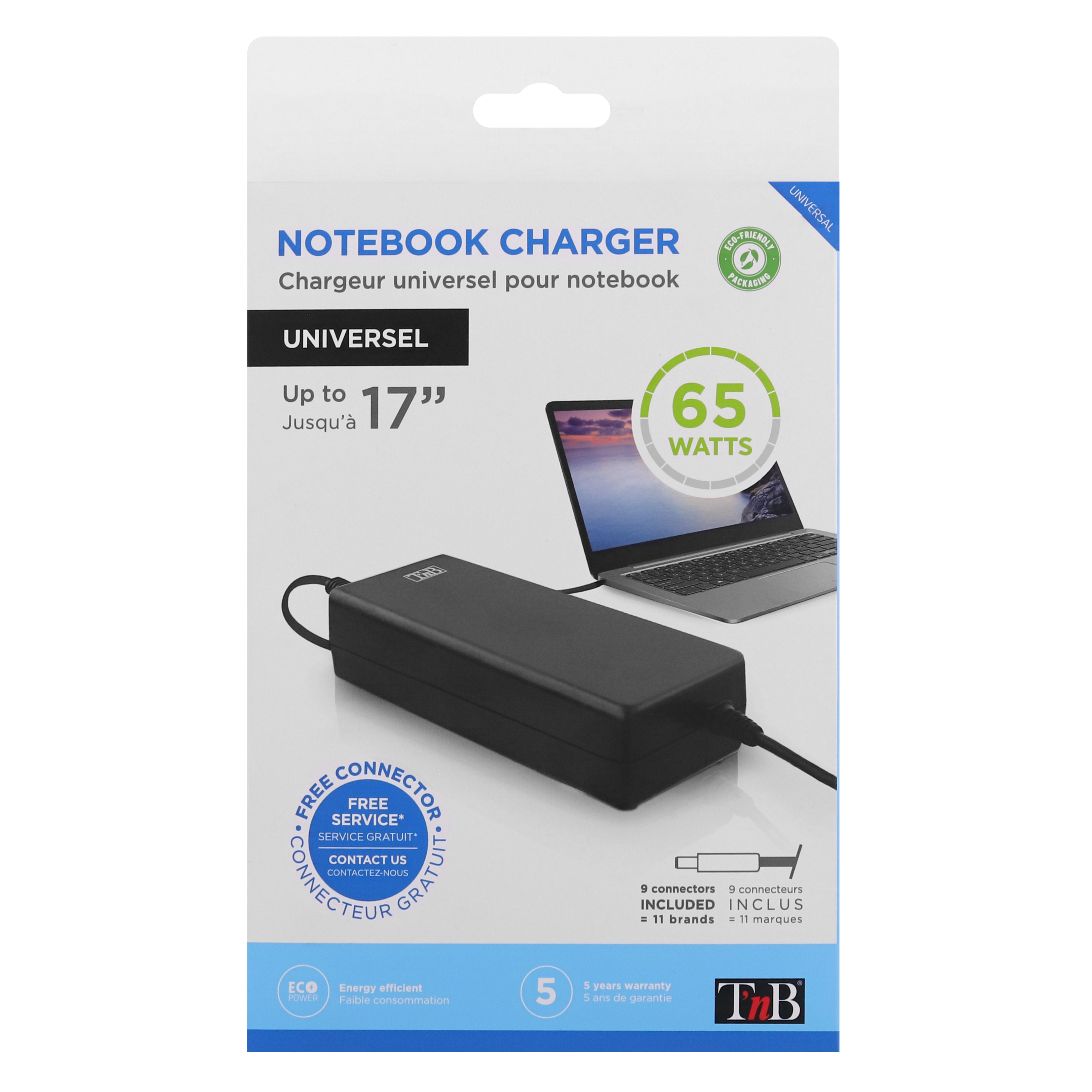 Chargeur universel 65W pour notebook6