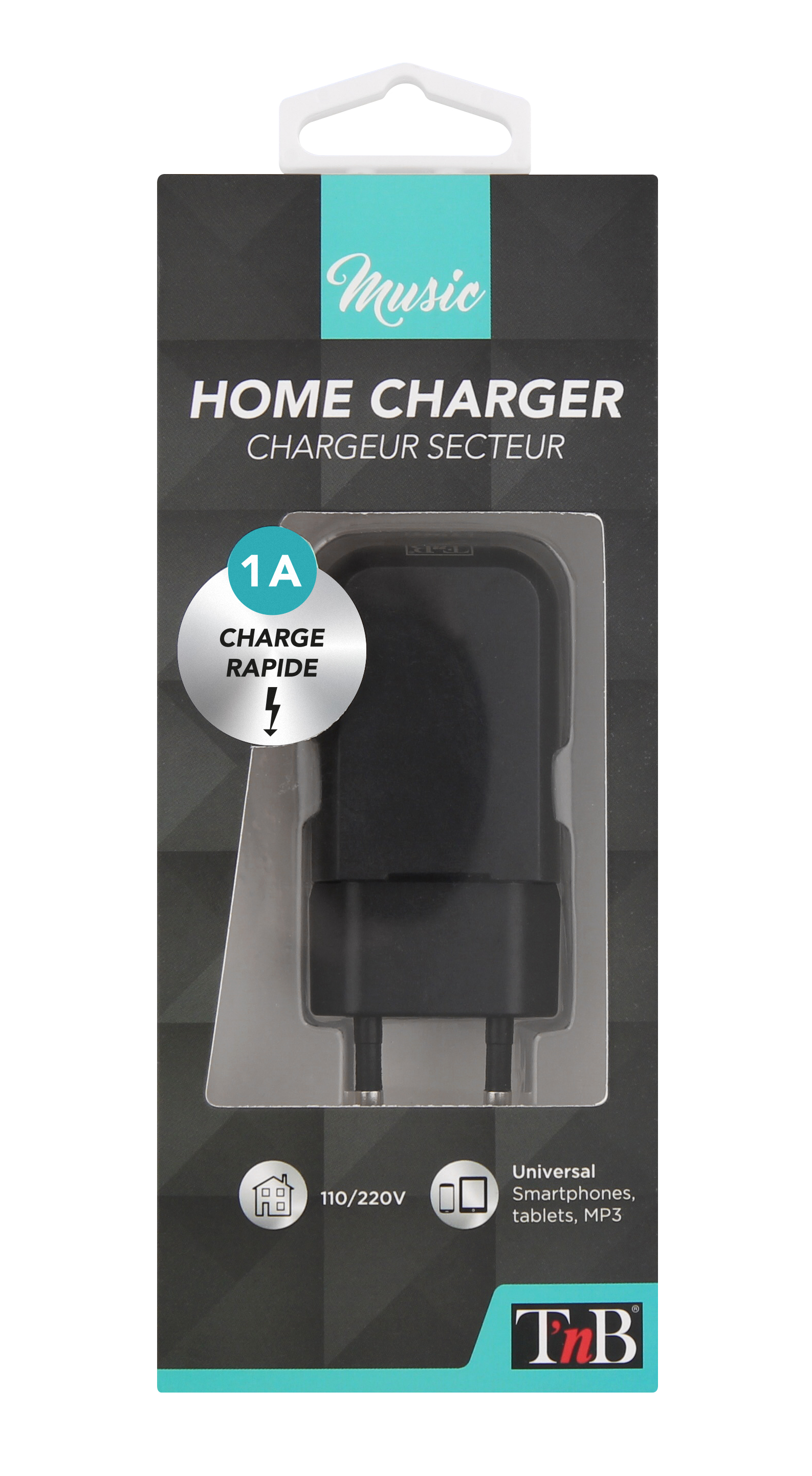 Chargeur secteur 1 USB 5W4