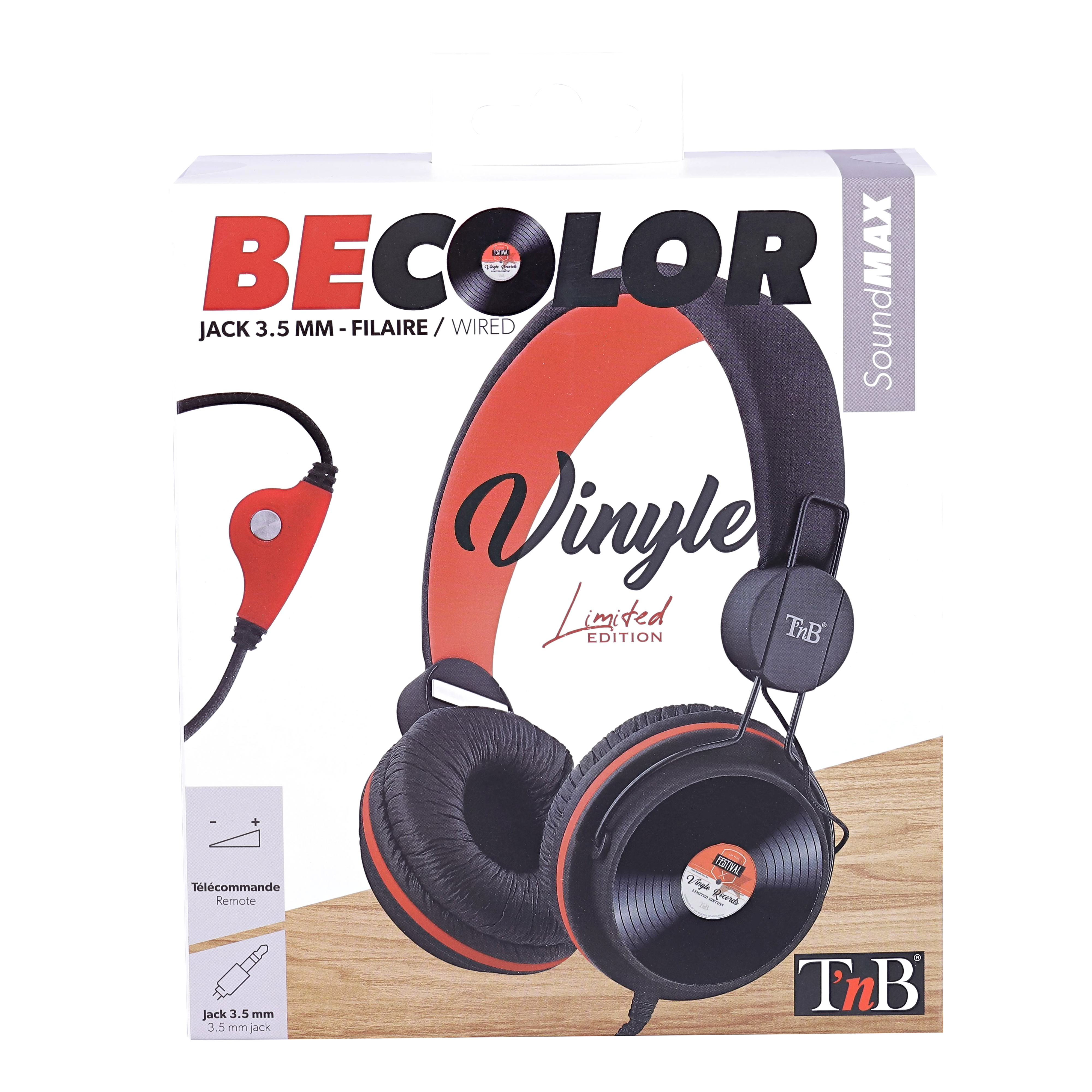 Casque filaire BE COLOR jack 3,5mm noir6