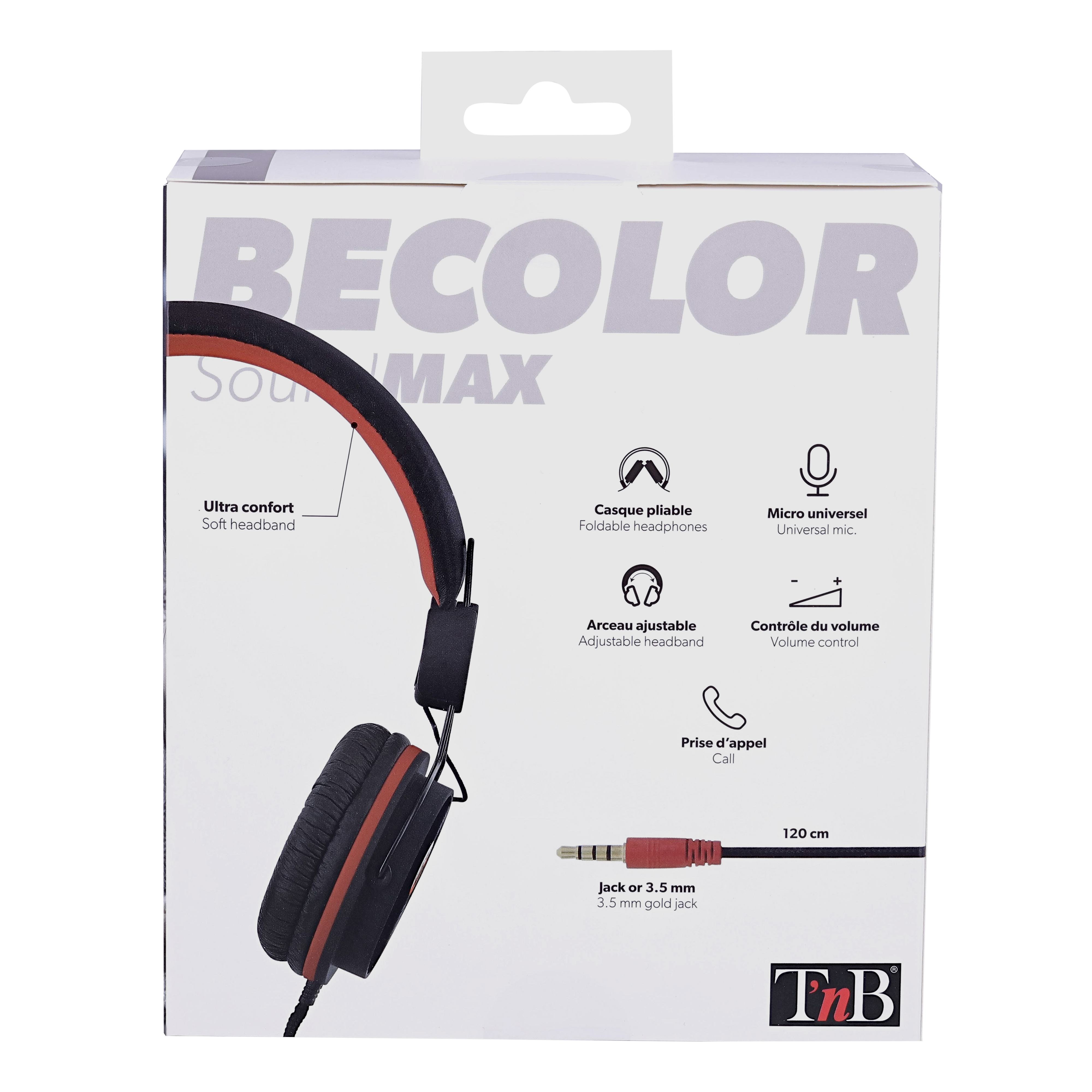 Casque filaire BE COLOR jack 3,5mm noir7