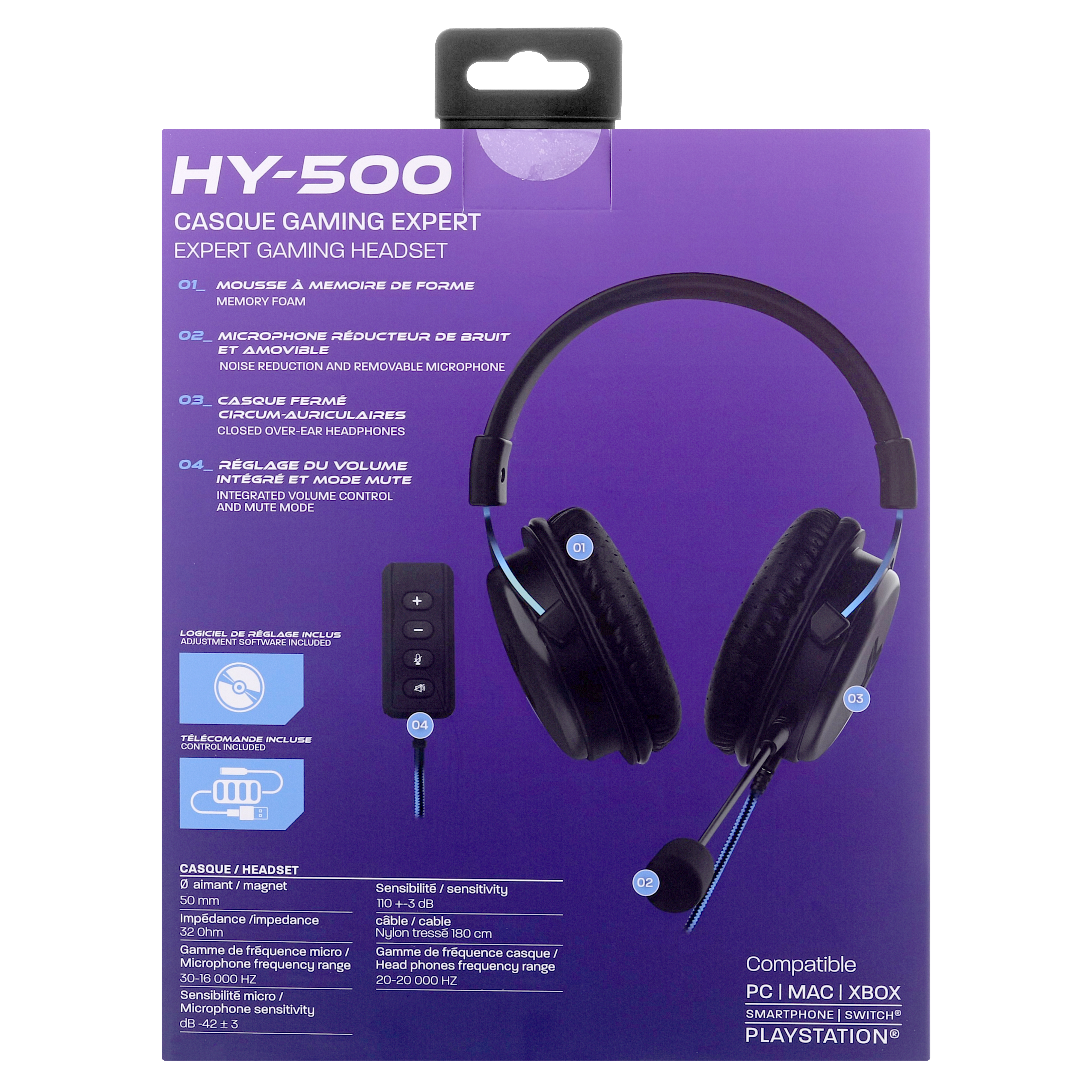 ELYTE - Casque gamer HY-500 EXPERT6