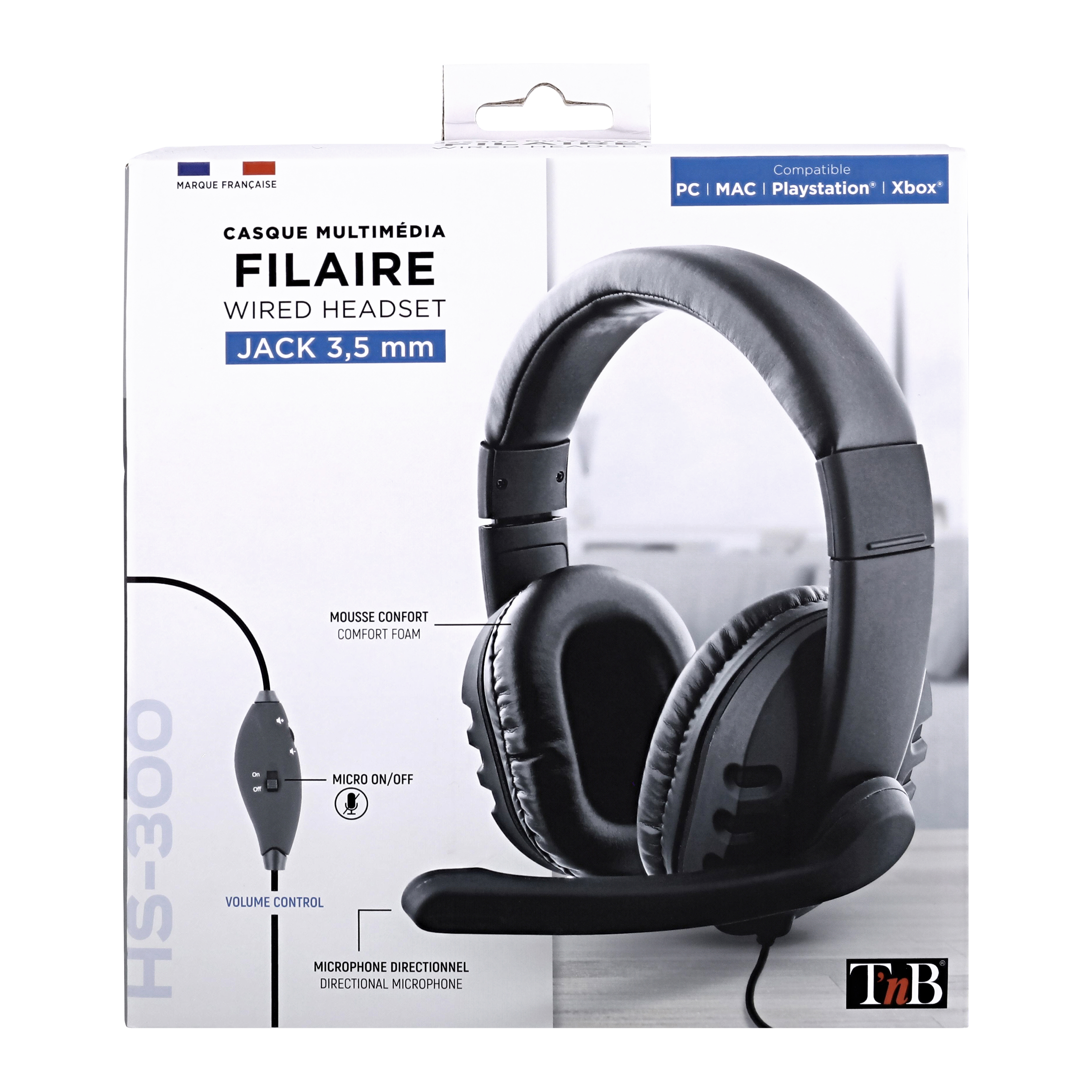 HS-300 Multimedia Wired Headset7