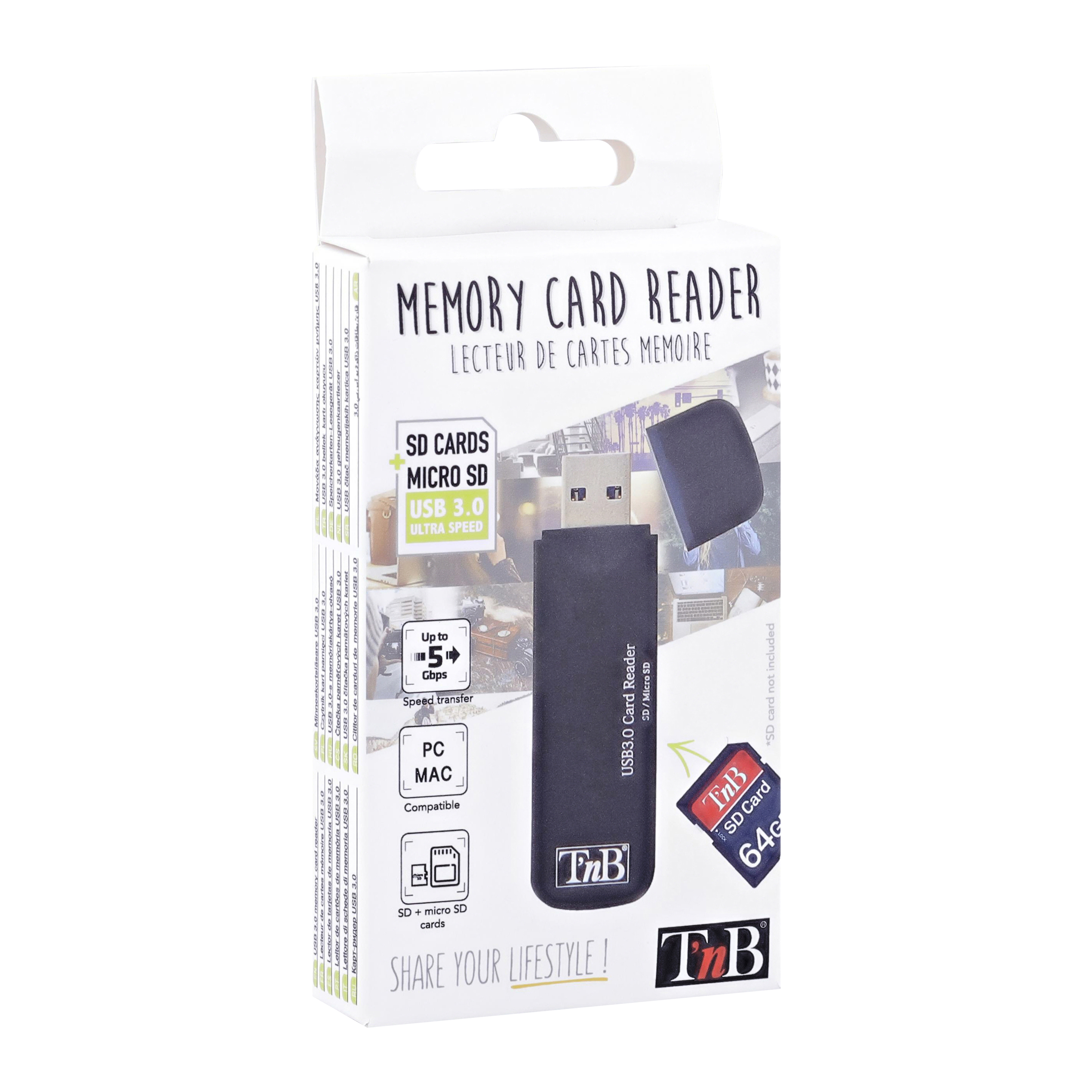 LECTEUR DE CARTES MEMOIRE USB33