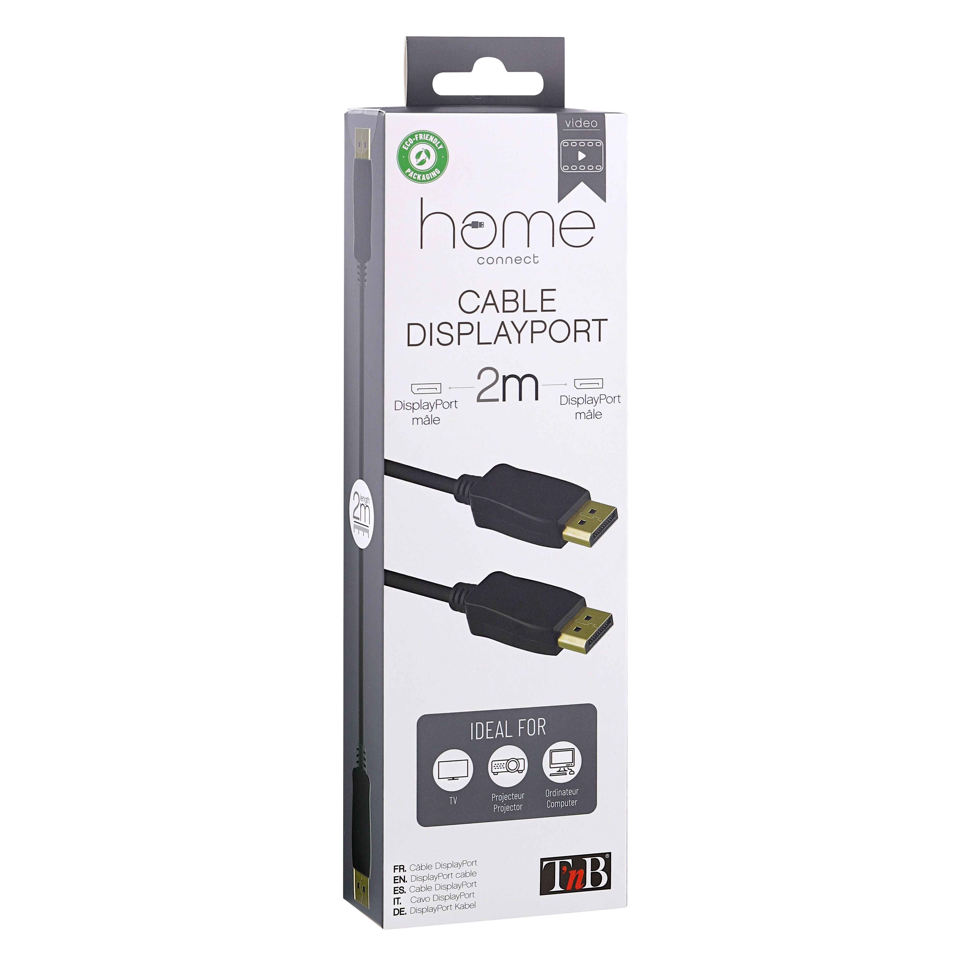 DisplayPort Male/Male Cable 2m3