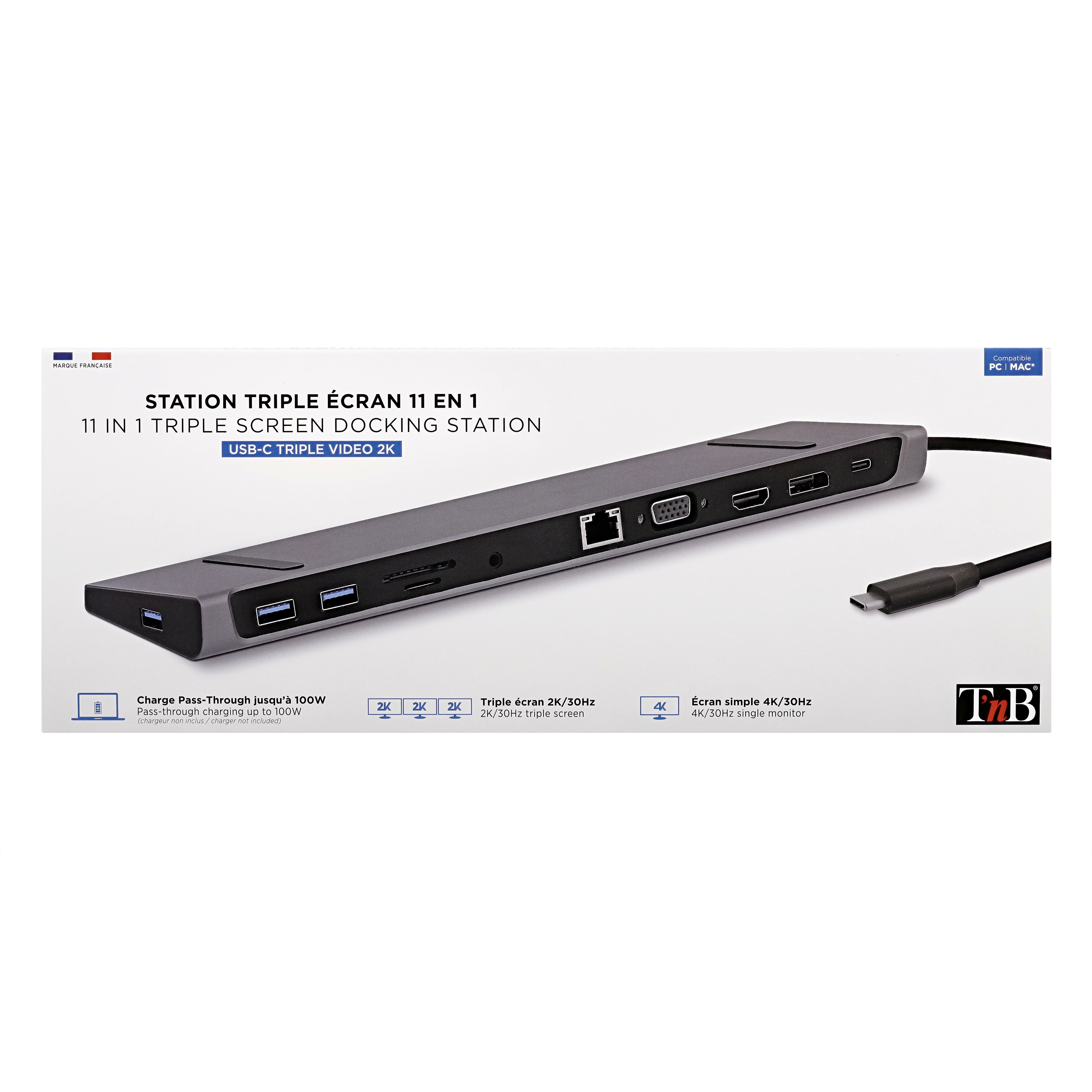 11-in-1 Triple Monitor Docking Station7