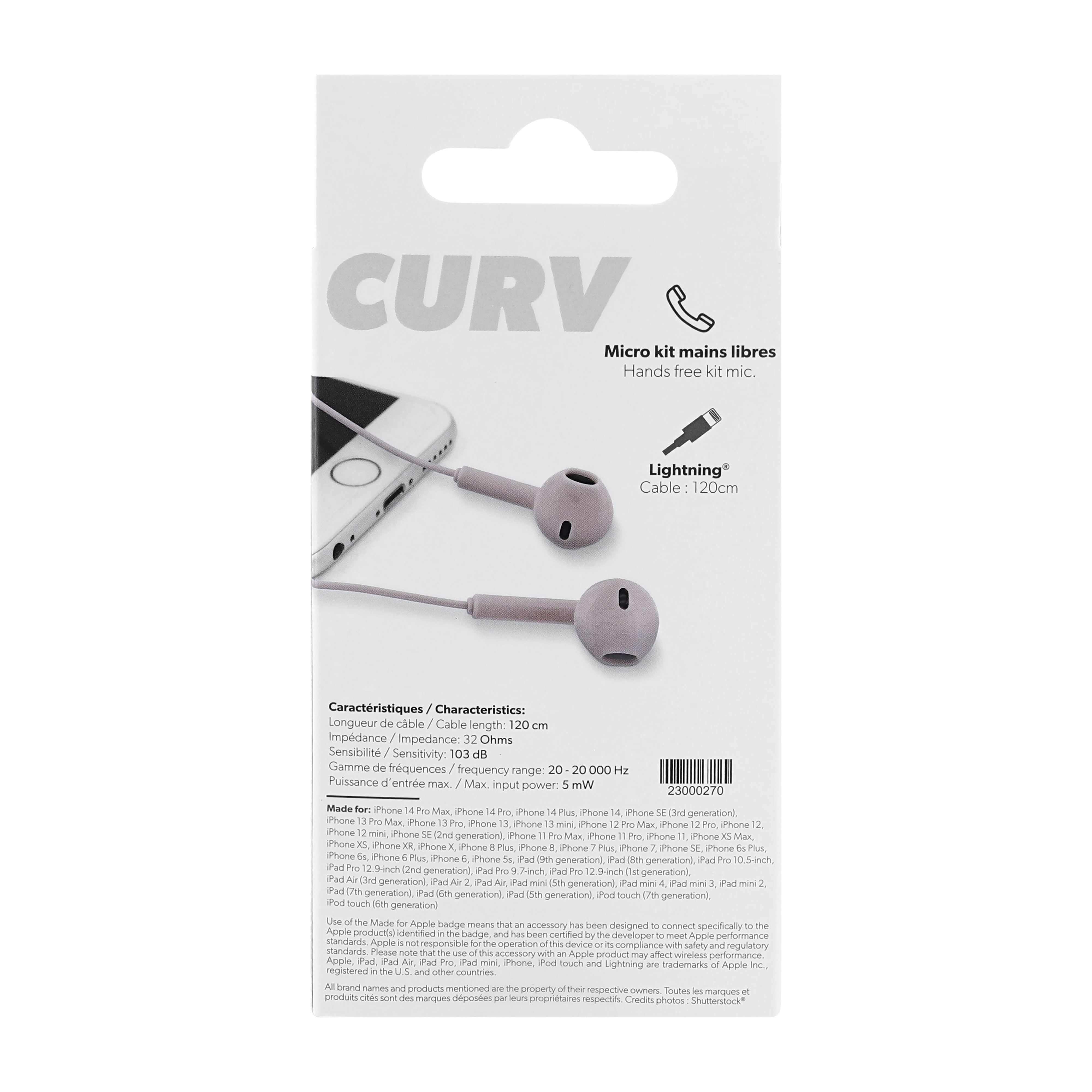 CURV Lightning Wired Headphones4