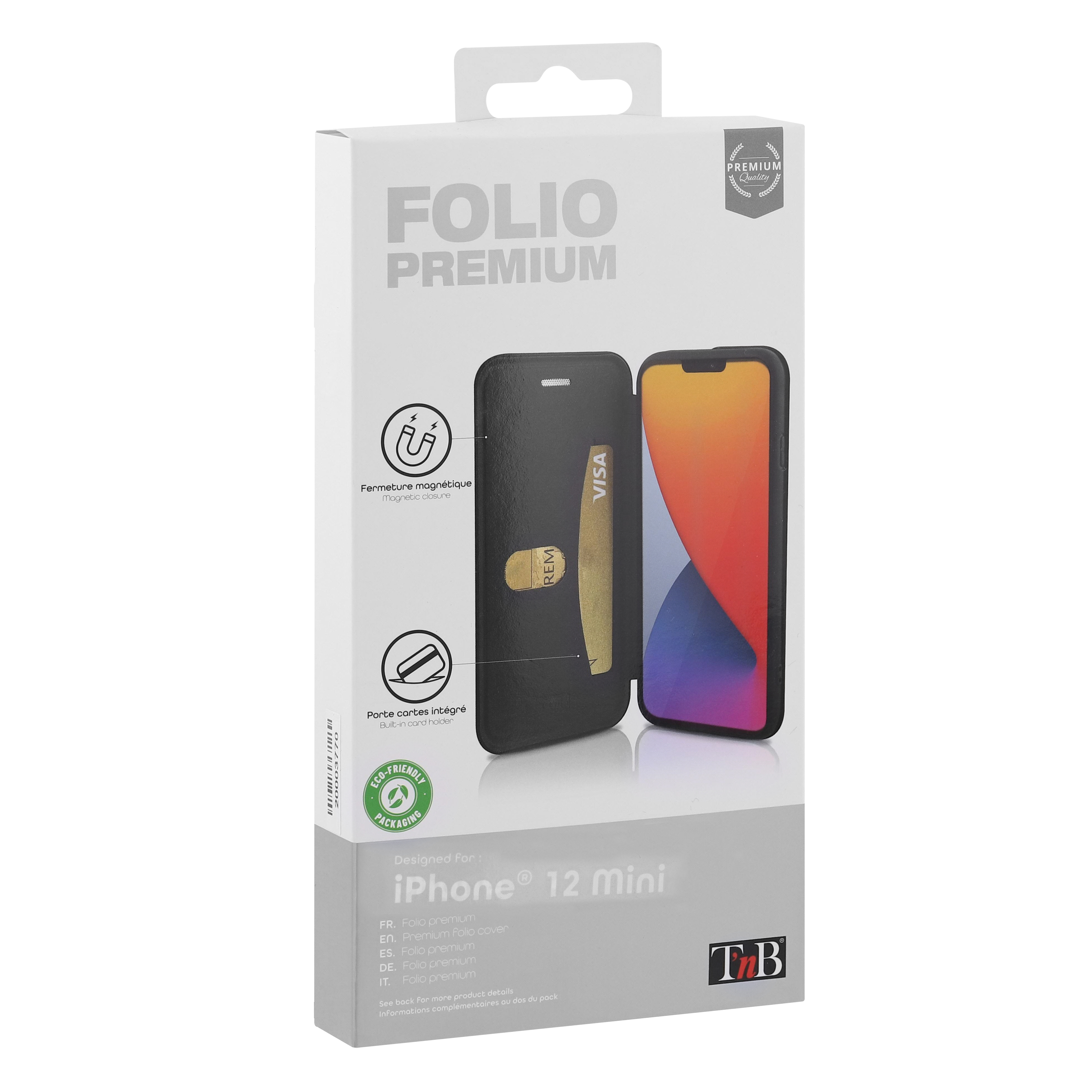 Etui folio premium pour iPhone 12 Mini2