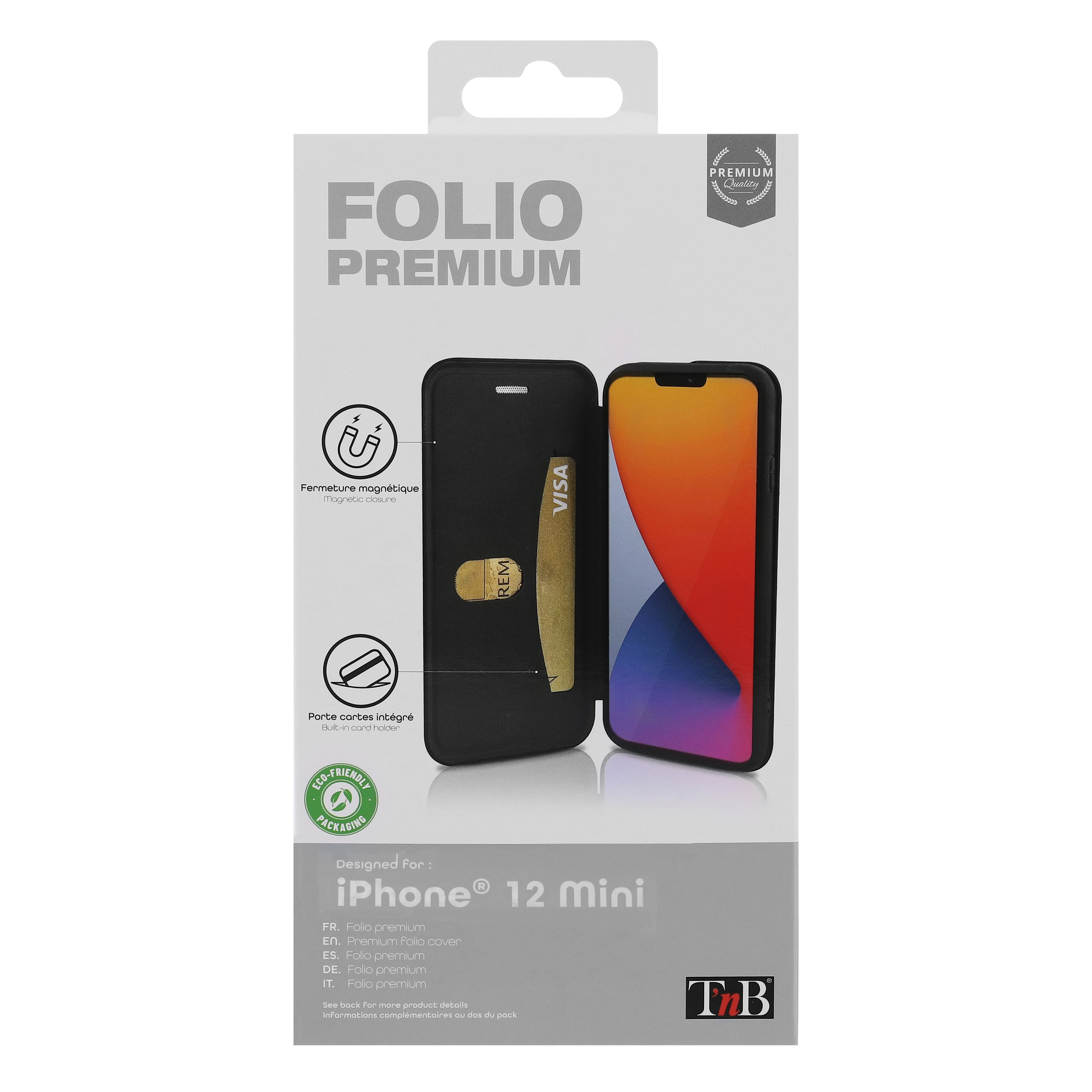 Etui folio premium pour iPhone 12 Mini3