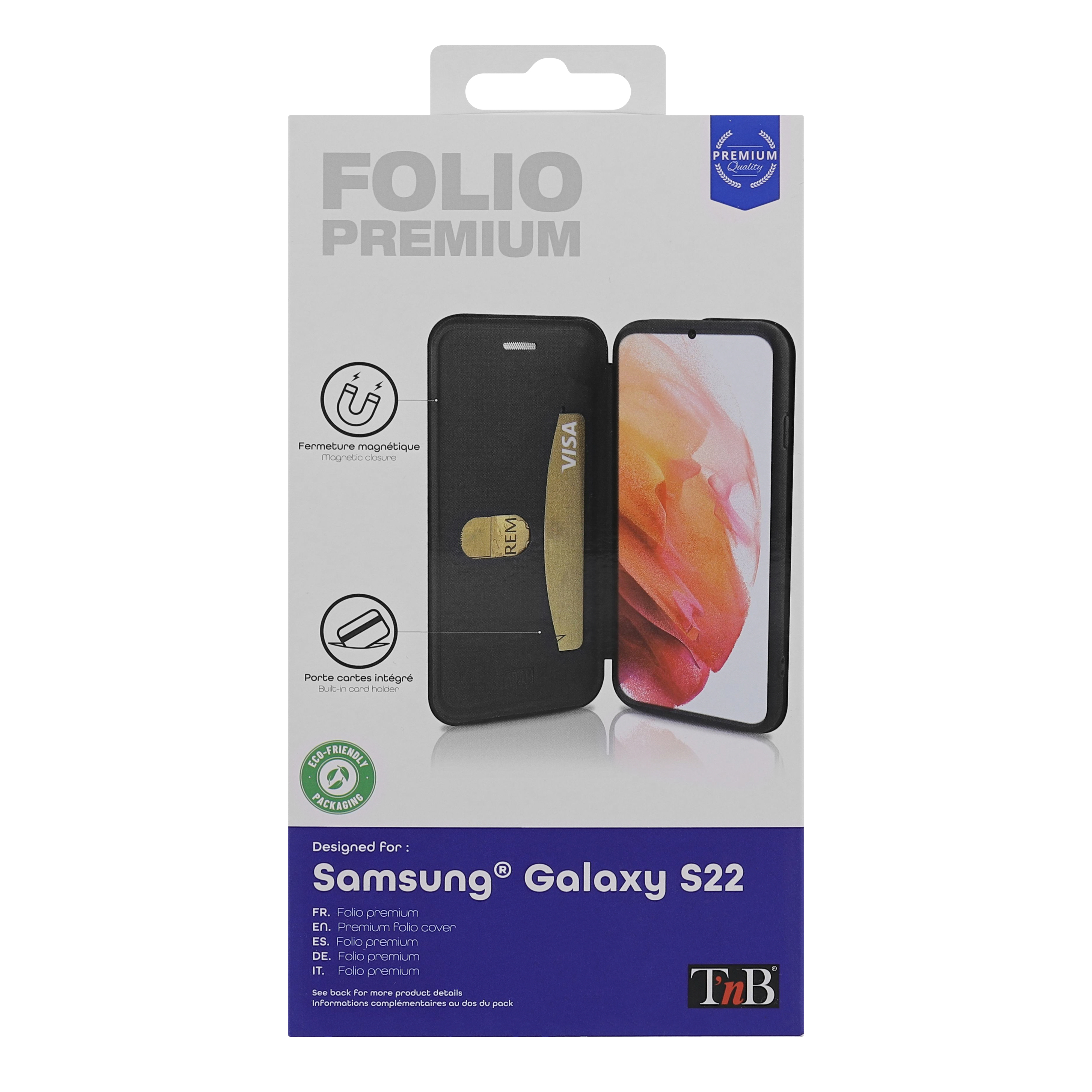 Etui folio premium pour Samsung Galaxy S225