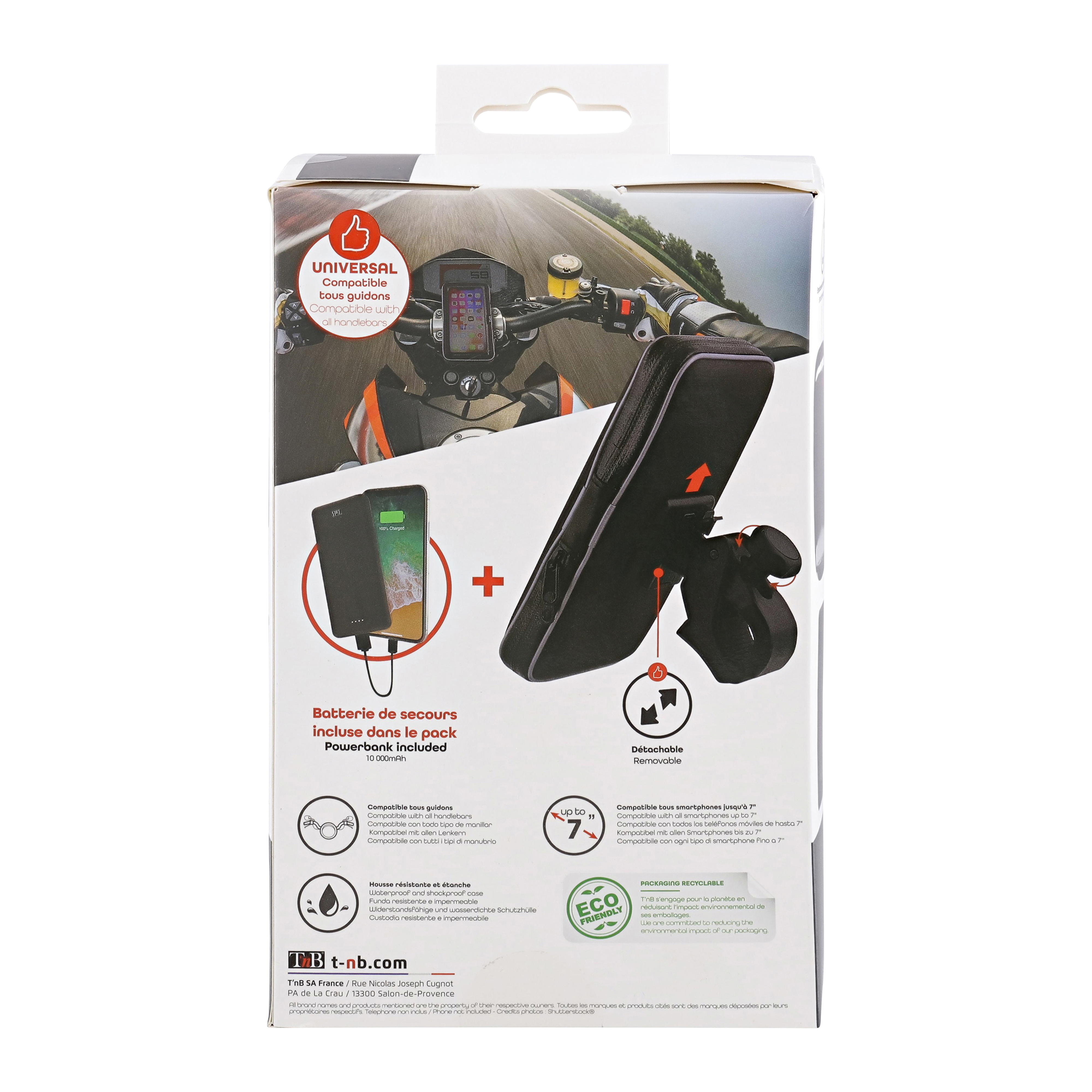 INRIDE Smartphone Handlebar Shell Holder + 10,000mAh Charging Station10