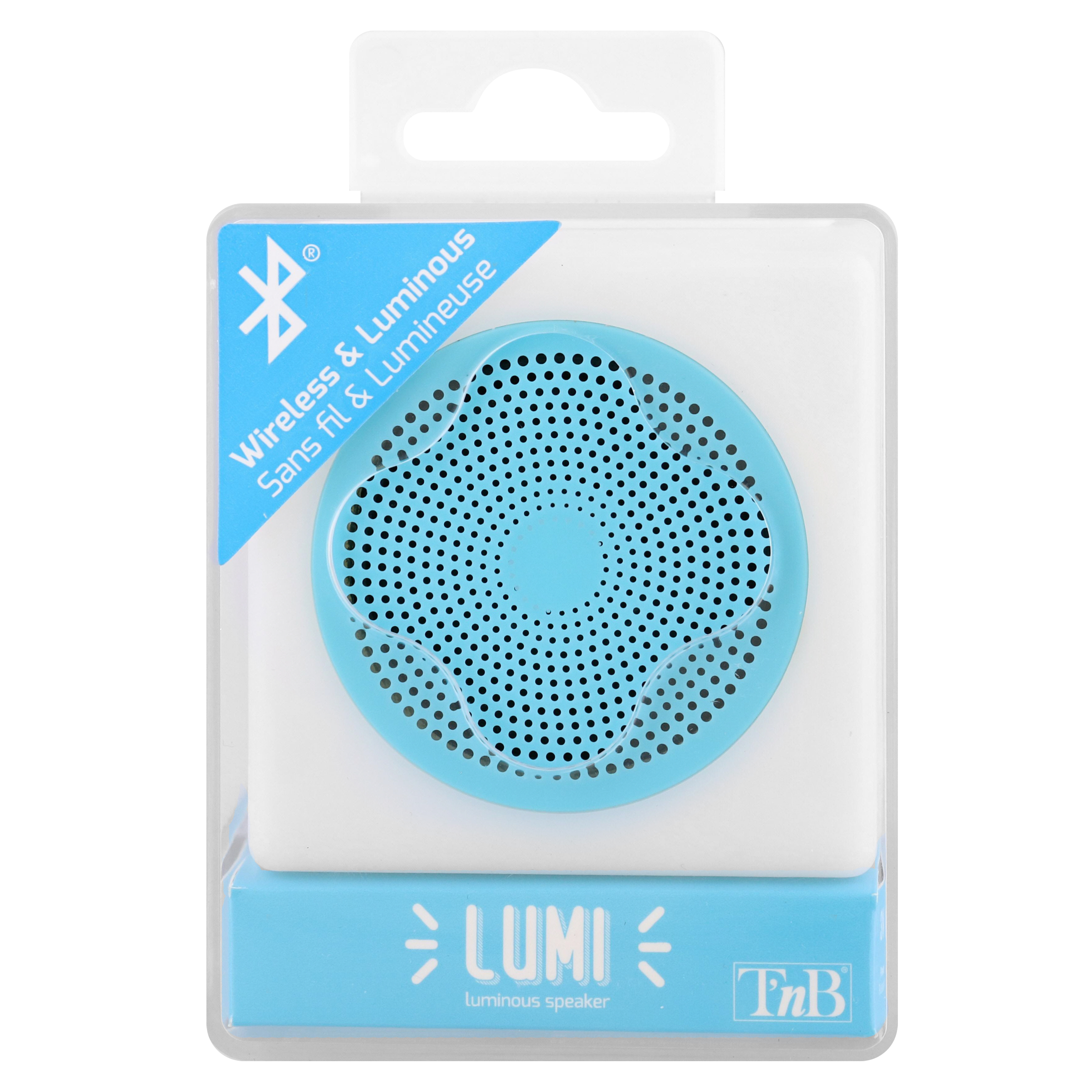 LUMI LED blue wireless speaker5